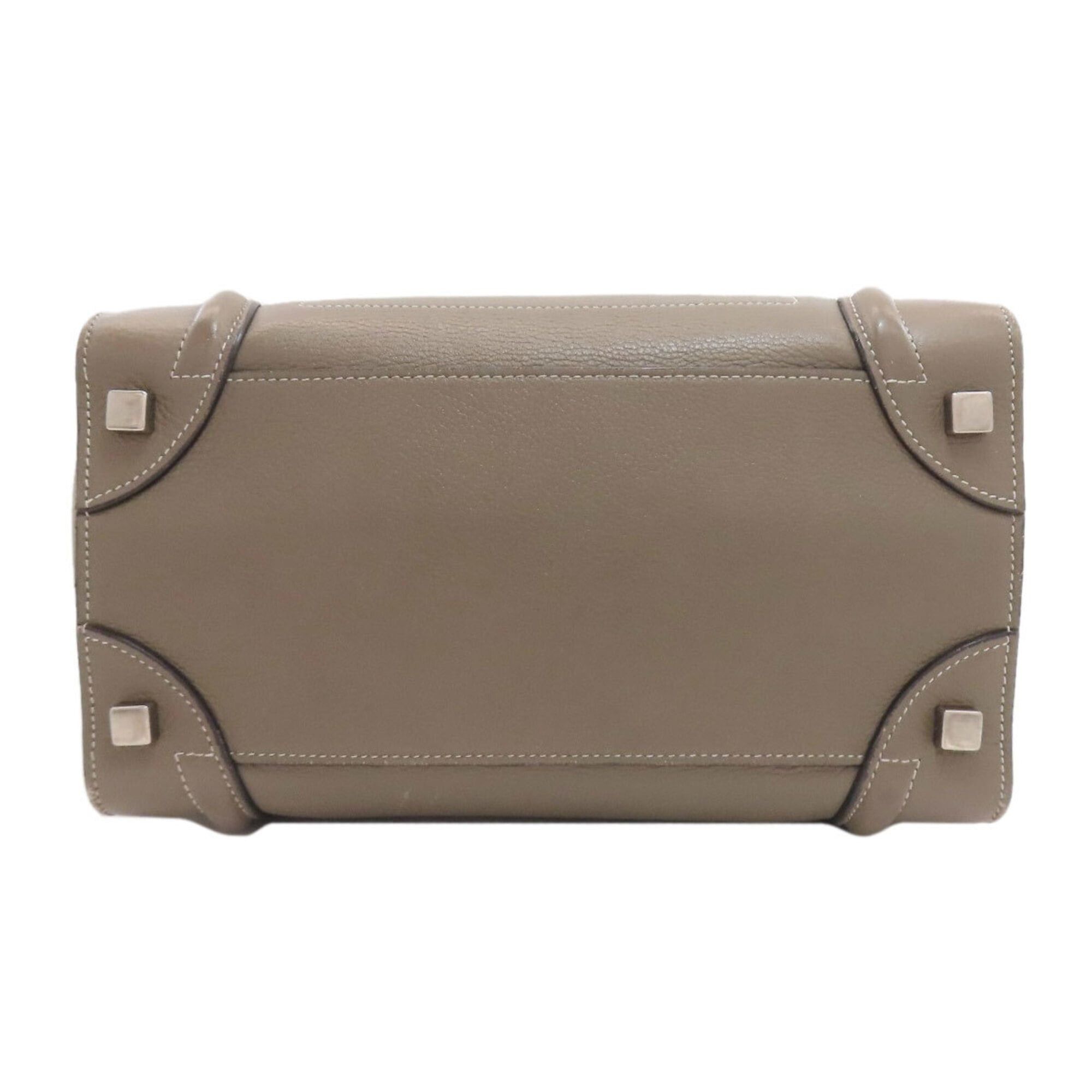 Celine Celine Luggage Micro Handbag, Calfskin, Women's Size ONE SIZE - 4 Thumbnail