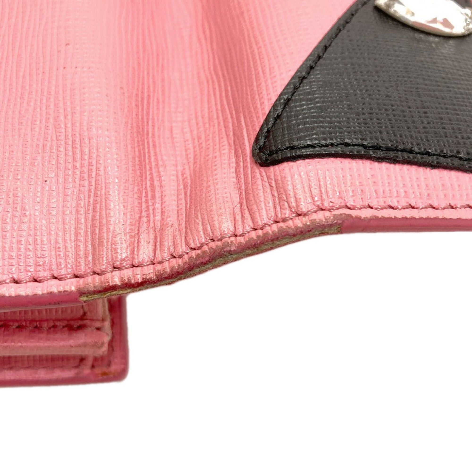 Fendi Fendi Bugs Monster Long Wallet (with coin purse) Leather Women's FENDI Size ONE SIZE - 19 Thumbnail