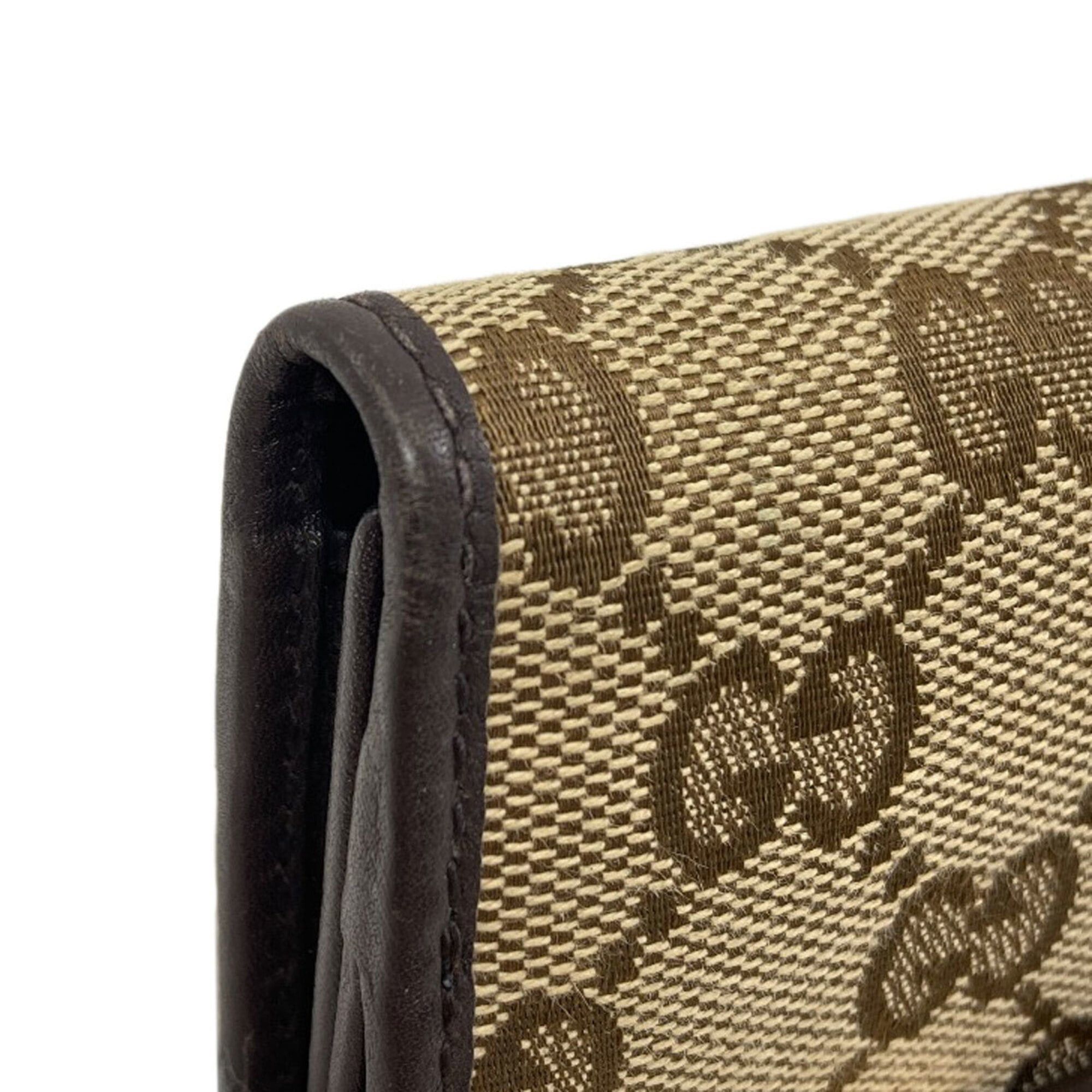 Gucci Gucci 257012 Tri-fold Wallet GG Long (with coin purse) Canvas Women's GUCCI Size ONE SIZE - 18 Thumbnail