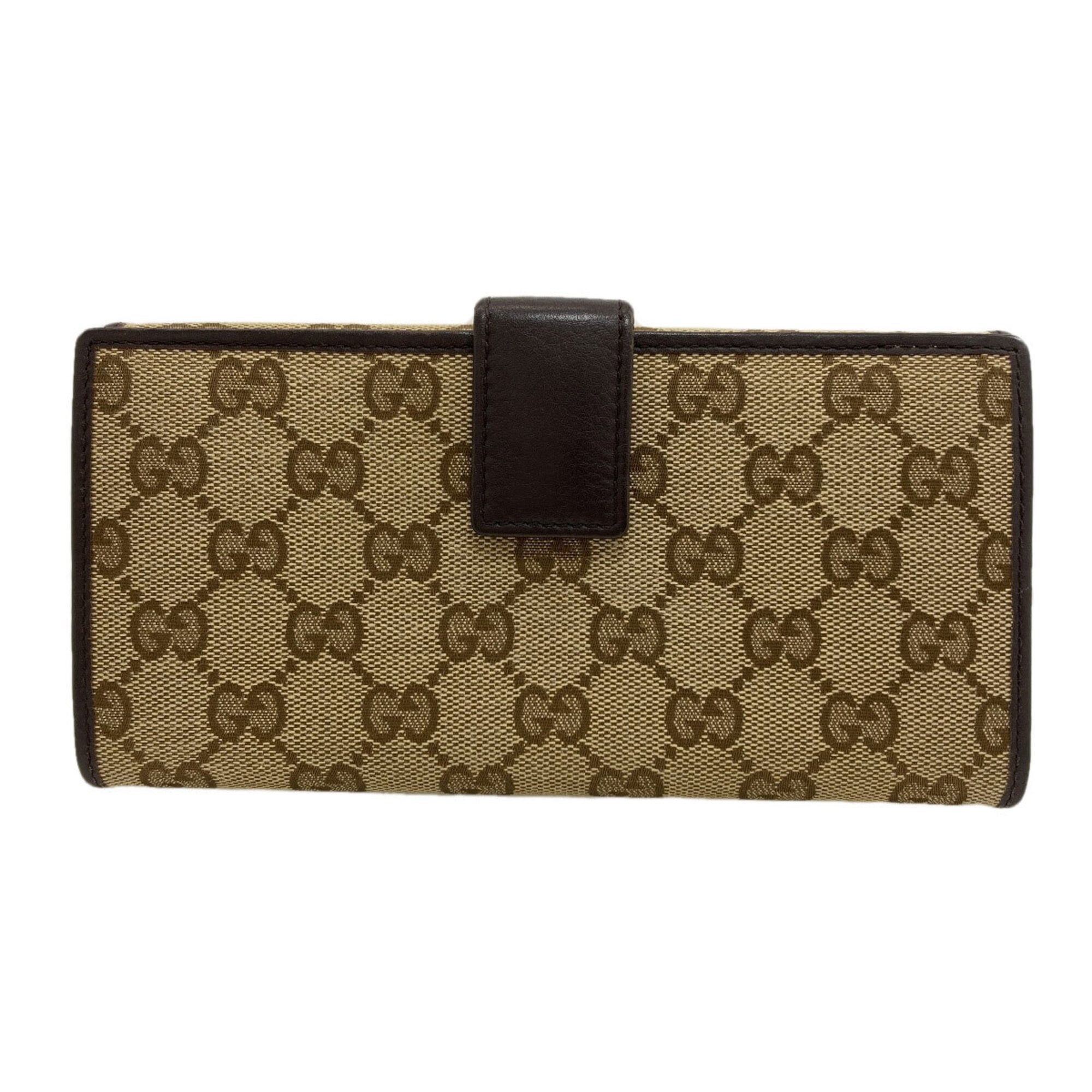 Gucci Gucci 257012 Tri-fold Wallet GG Long (with coin purse) Canvas Women's GUCCI Size ONE SIZE - 2 Thumbnail