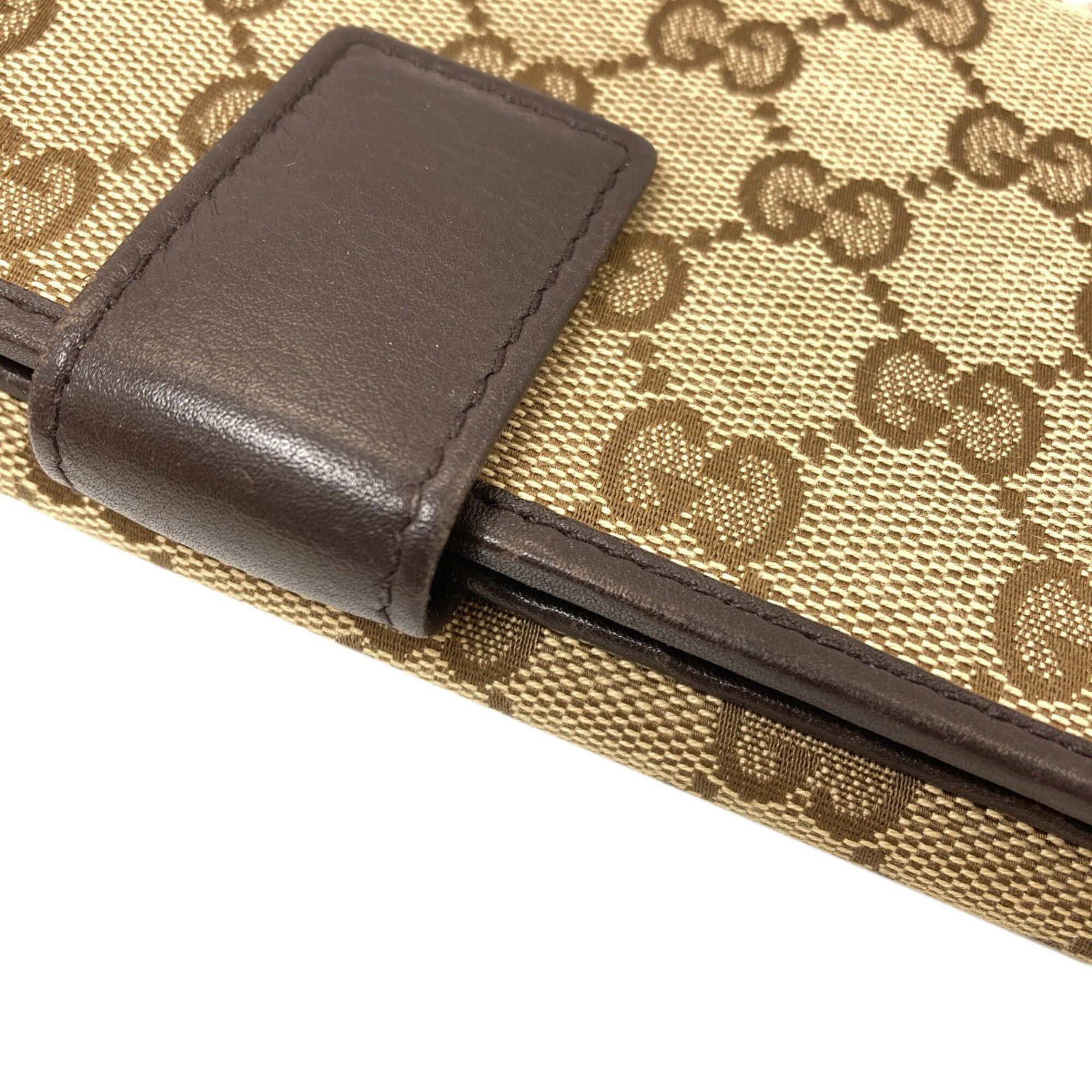 Gucci Gucci 257012 Tri-fold Wallet GG Long (with coin purse) Canvas Women's GUCCI Size ONE SIZE - 14 Thumbnail