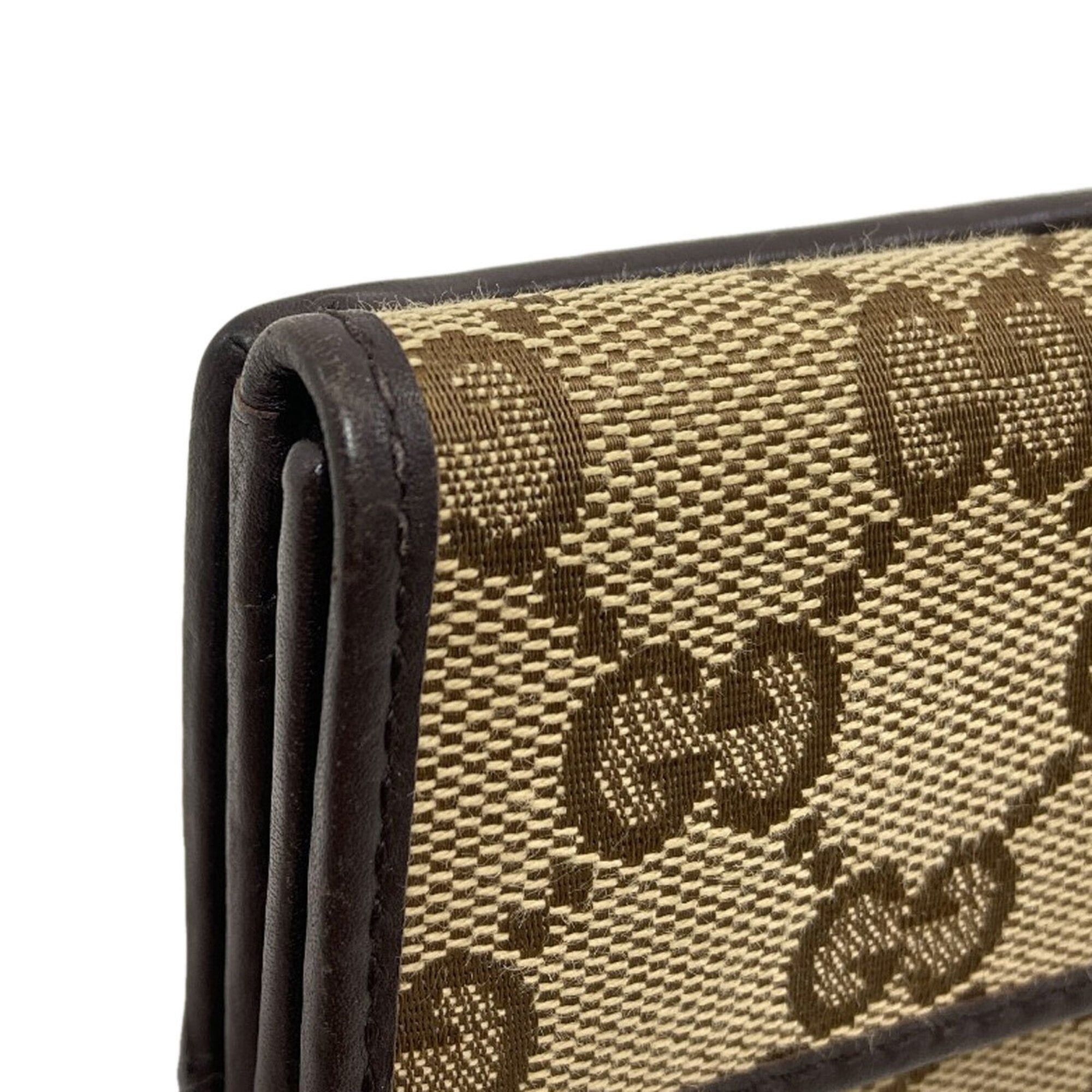 Gucci Gucci 257012 Tri-fold Wallet GG Long (with coin purse) Canvas Women's GUCCI Size ONE SIZE - 16 Thumbnail