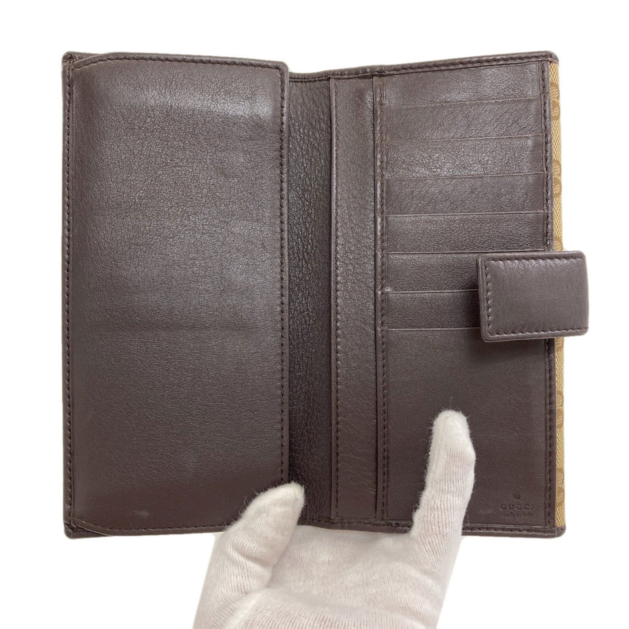 Gucci Gucci 257012 Tri-fold Wallet GG Long (with coin purse) Canvas Women's GUCCI Size ONE SIZE - 4 Thumbnail