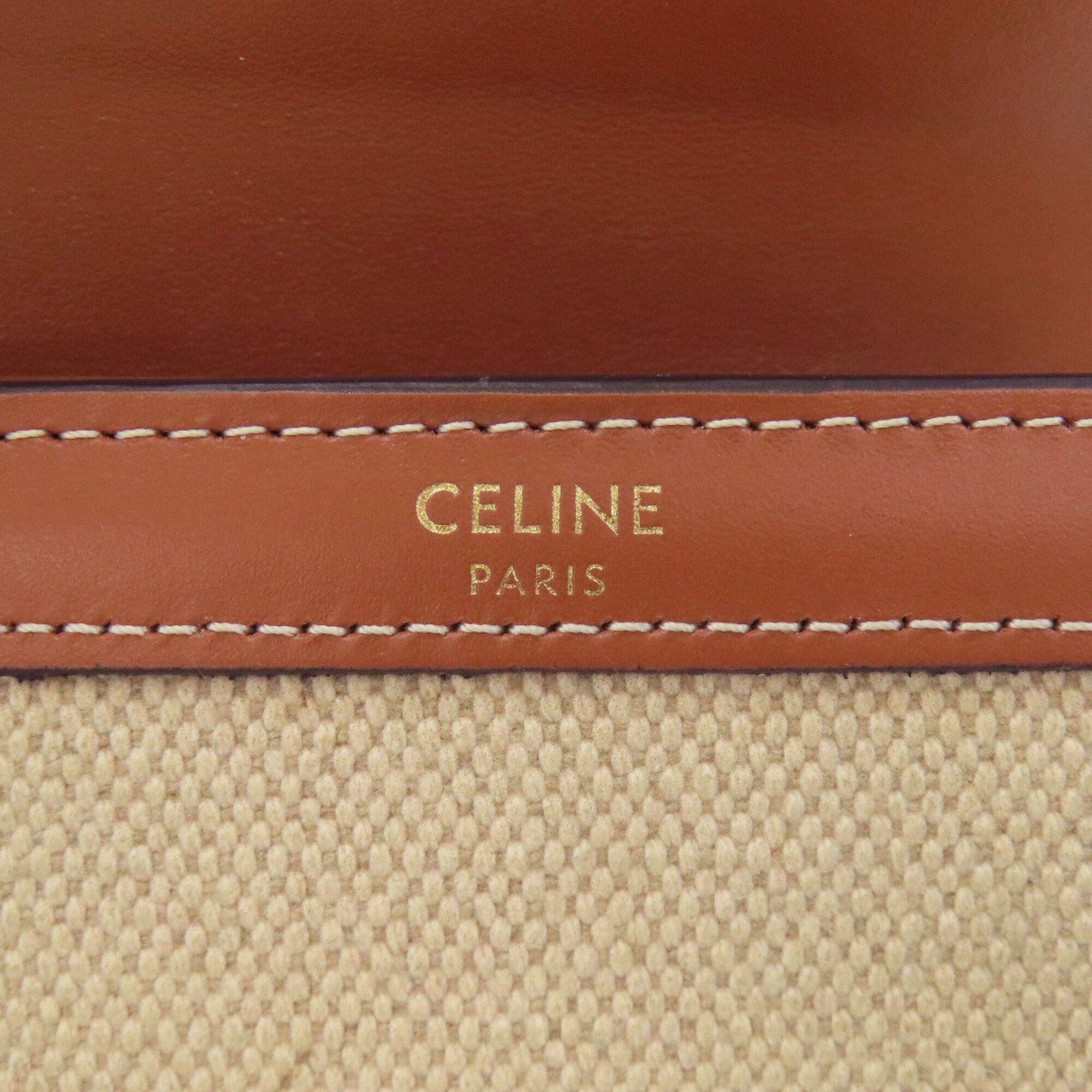 Celine Celine Small Flap Wallet Triomphe Bi-fold (with coin purse) Canvas/Leather Women's CELINE Size ONE SIZE - 8 Thumbnail