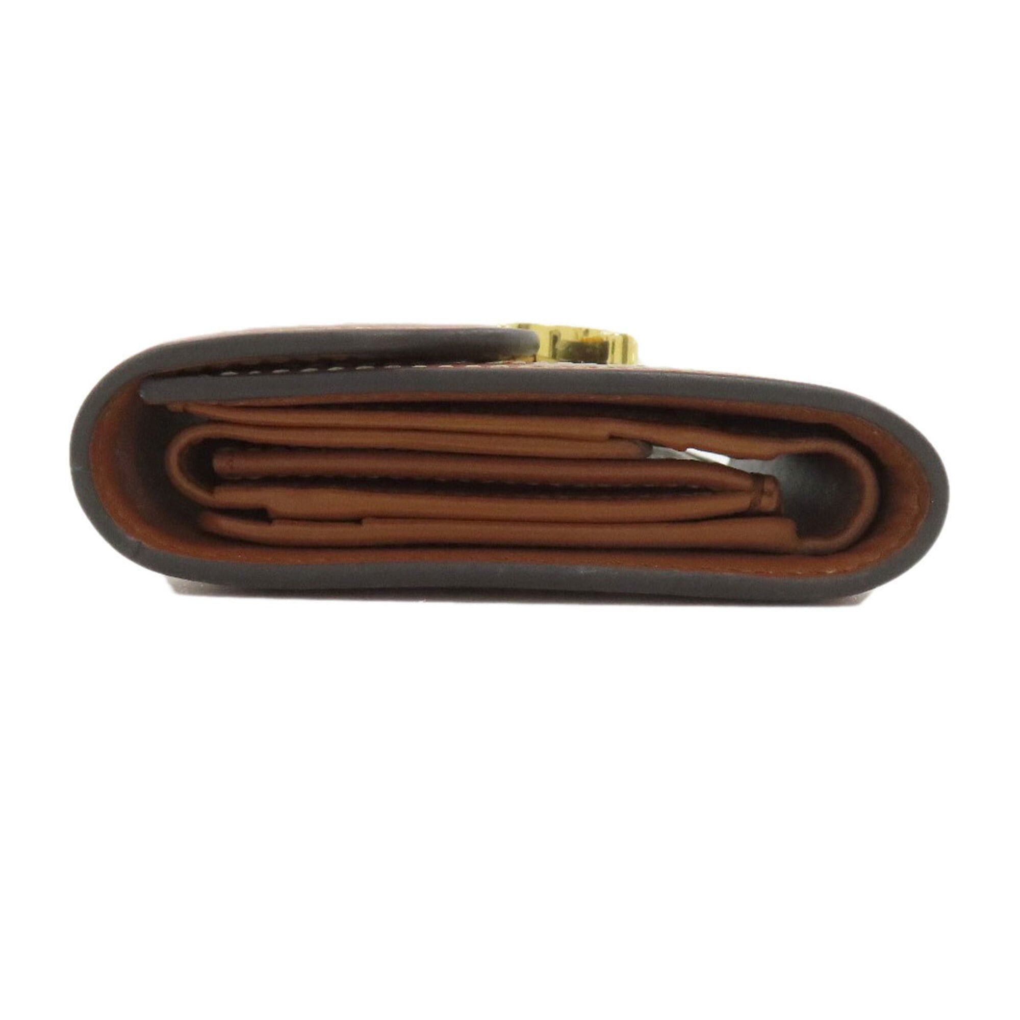 Celine Celine Small Flap Wallet Triomphe Bi-fold (with coin purse) Canvas/Leather Women's CELINE Size ONE SIZE - 3 Thumbnail