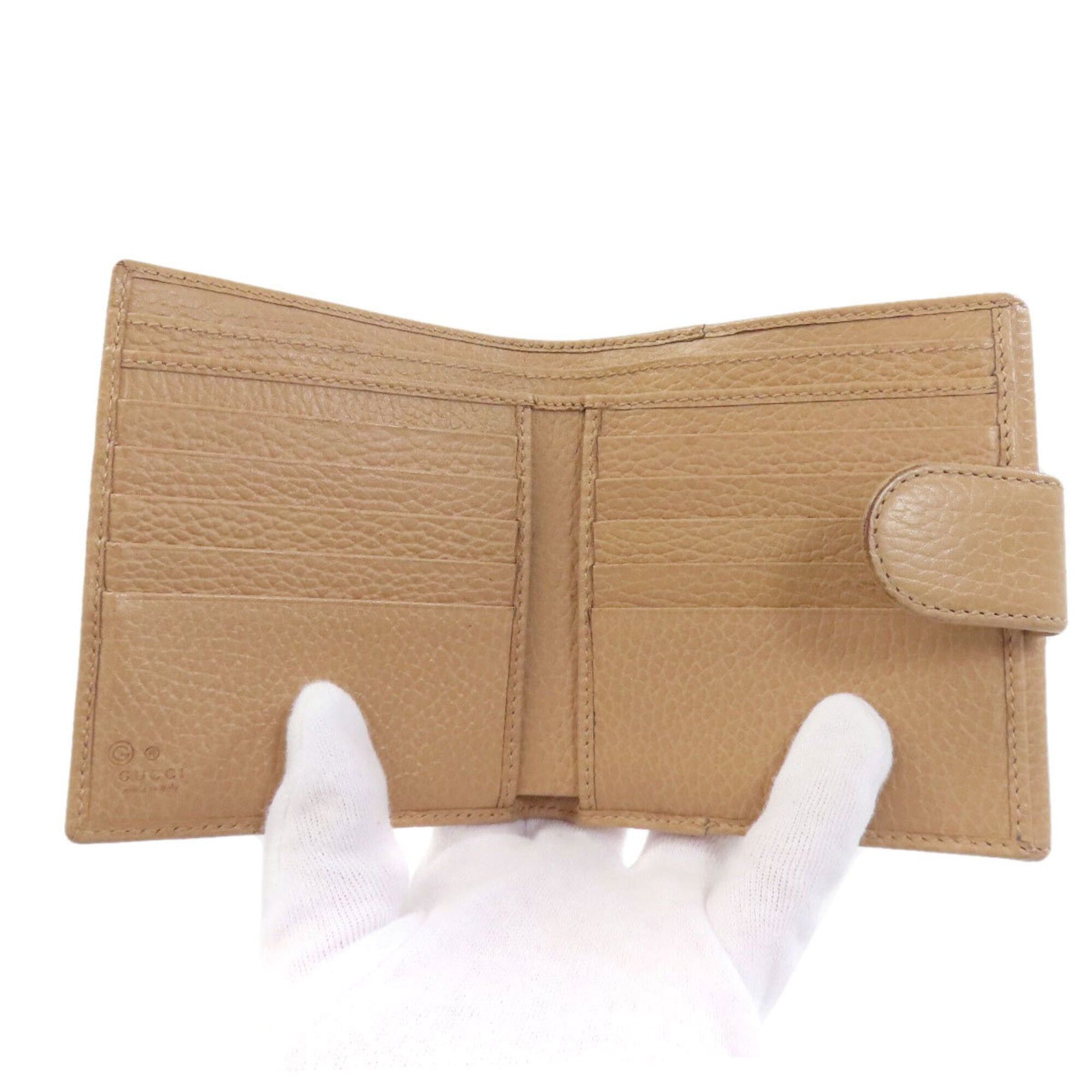 Gucci Gucci 615525 Interlocking G Outlet Bi-fold Wallet (with coin purse) Leather Women's GUCCI Size ONE SIZE - 4 Thumbnail