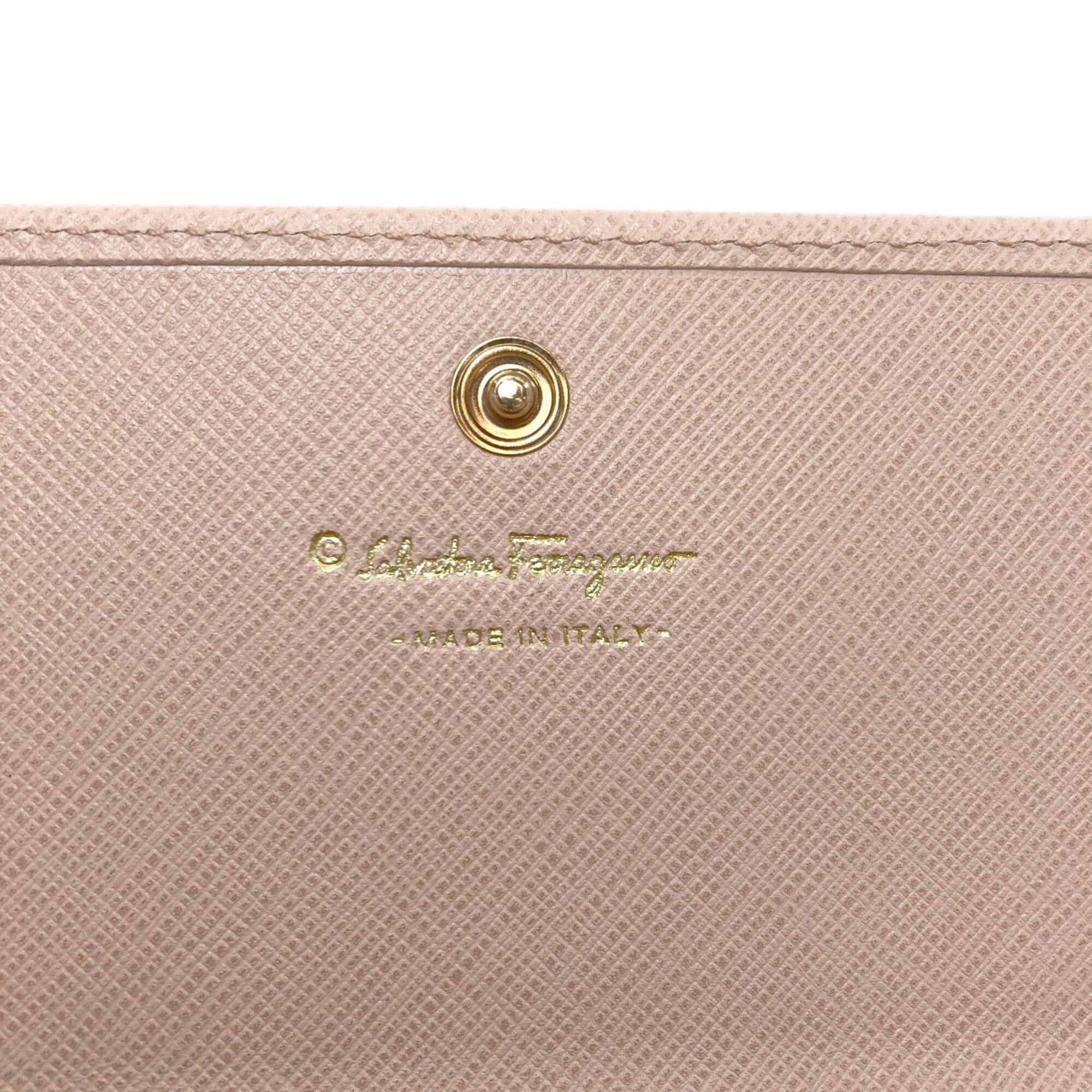 Salvatore Ferragamo Salvatore Ferragamo Gancini Bi-fold Wallet (with coin purse) Leather Women's Size ONE SIZE - 7 Thumbnail