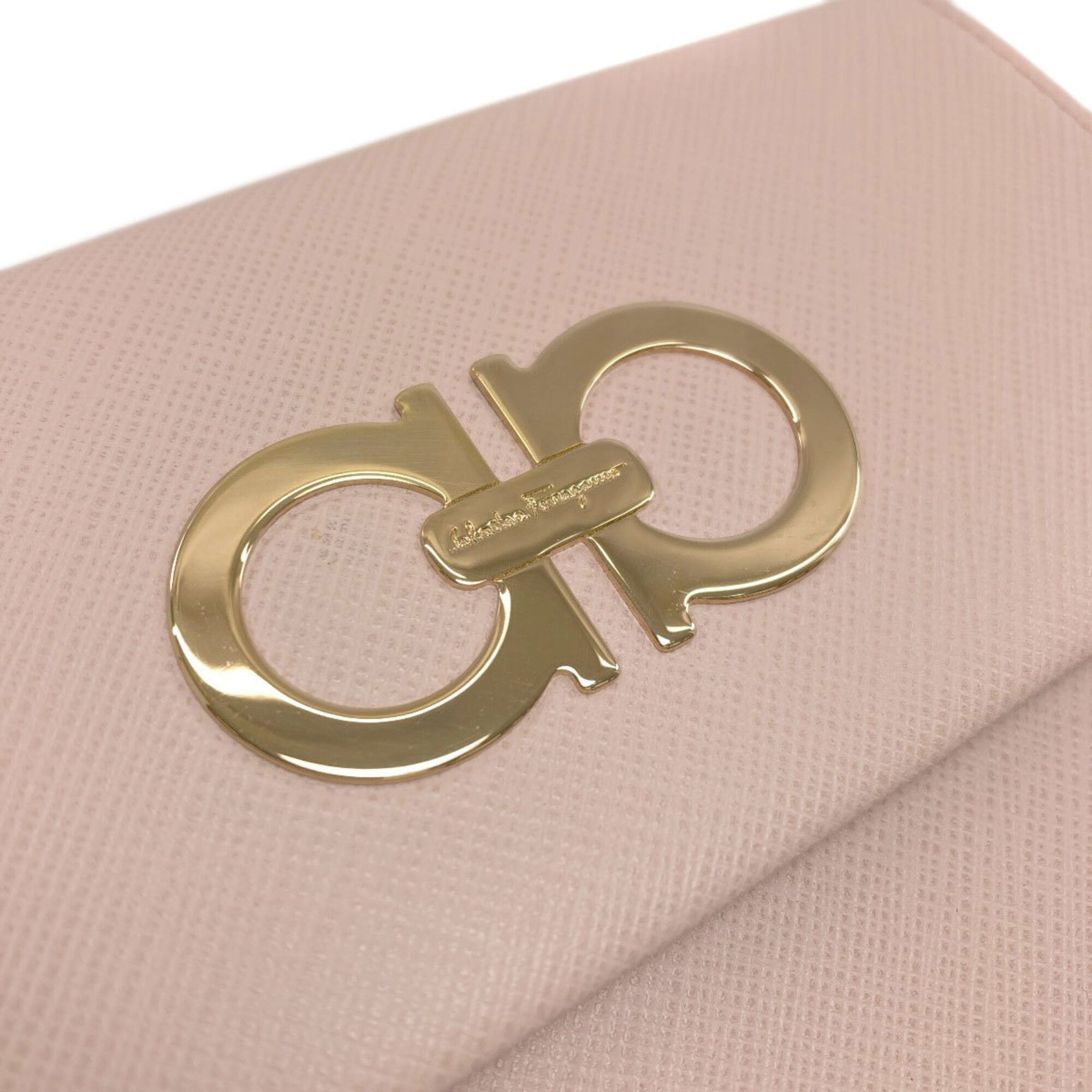 Salvatore Ferragamo Salvatore Ferragamo Gancini Bi-fold Wallet (with coin purse) Leather Women's Size ONE SIZE - 6 Thumbnail