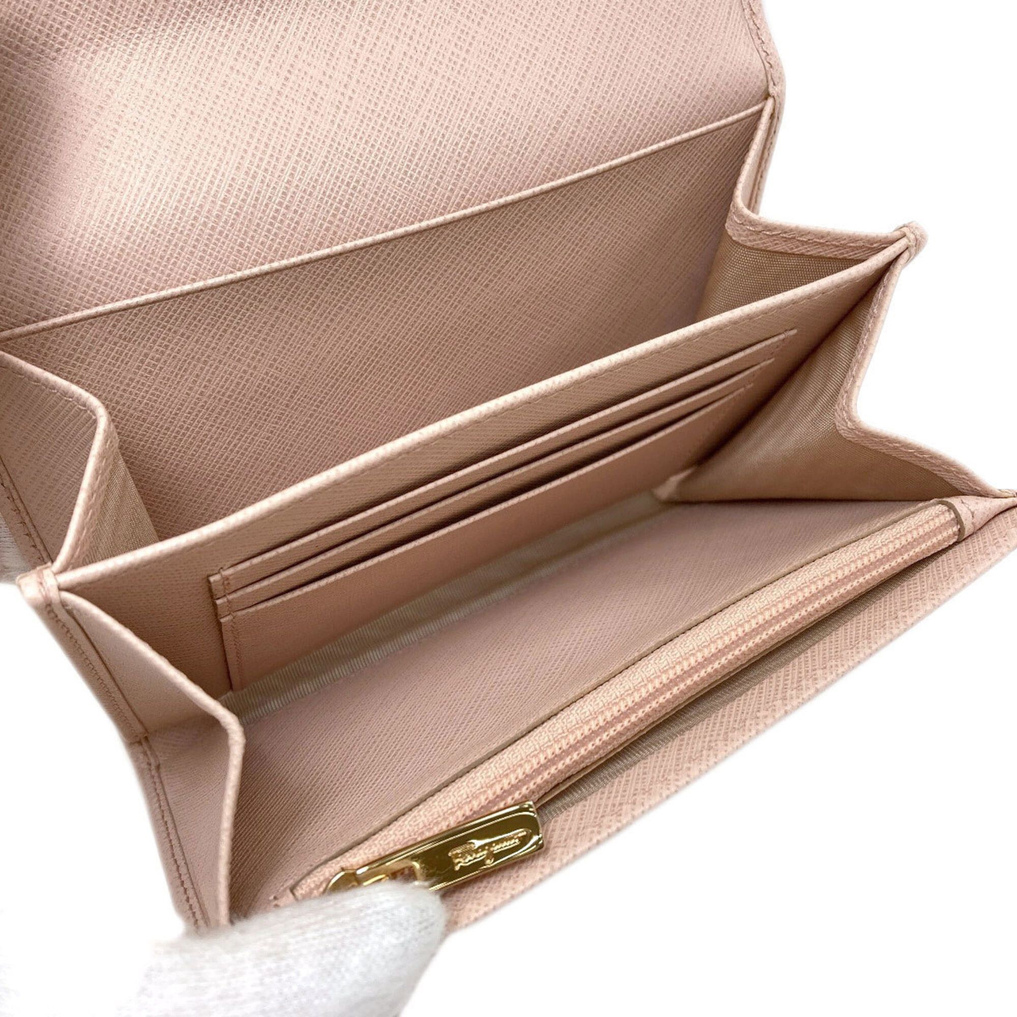 Salvatore Ferragamo Salvatore Ferragamo Gancini Bi-fold Wallet (with coin purse) Leather Women's Size ONE SIZE - 4 Thumbnail