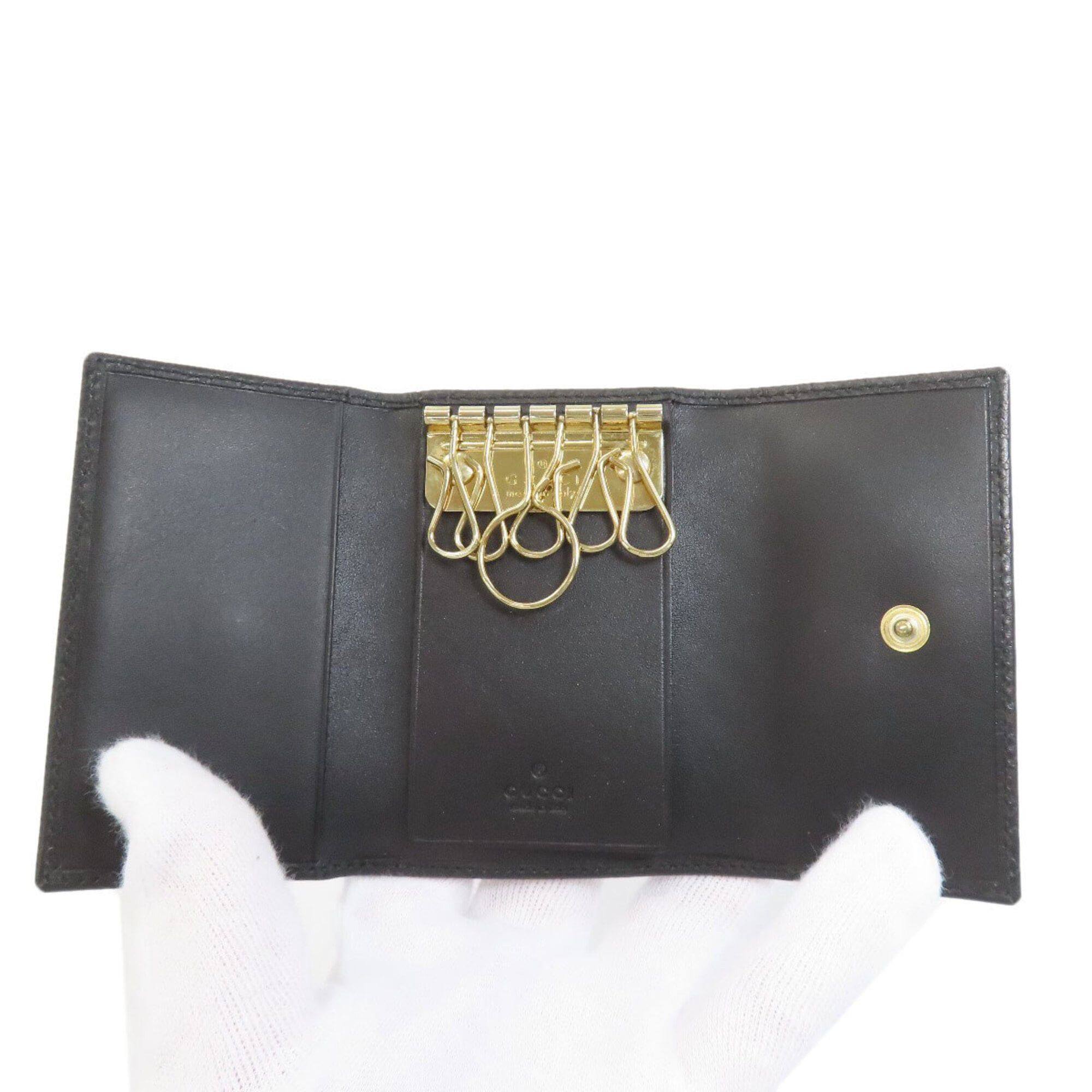 Gucci Gucci 033・0416・0888 GG Key Case Leather Women's GUCCI Size ONE SIZE - 4 Thumbnail
