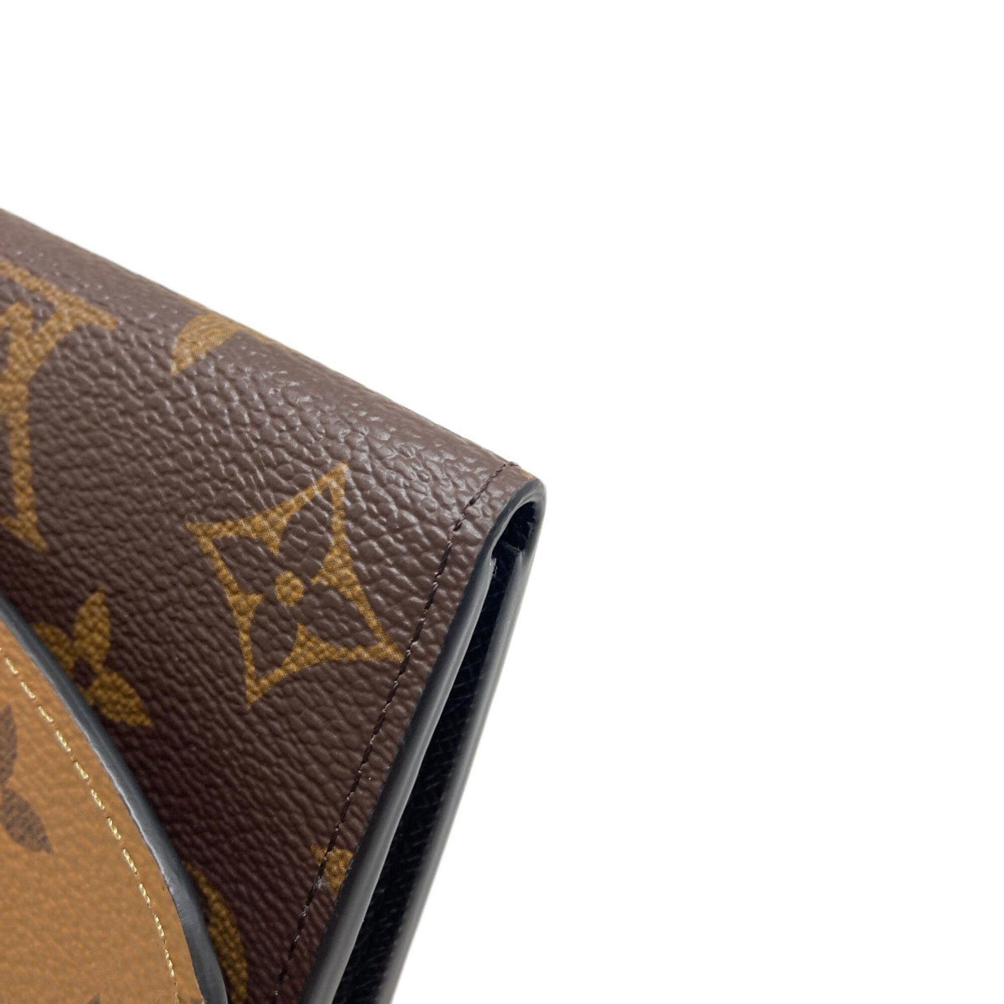 Louis Vuitton Louis Vuitton M82157 Portefeuille Emilie Long Wallet (with coin purse) Monogram Reverse Women's LOUIS VUITTON Size ONE SIZE - 16 Thumbnail