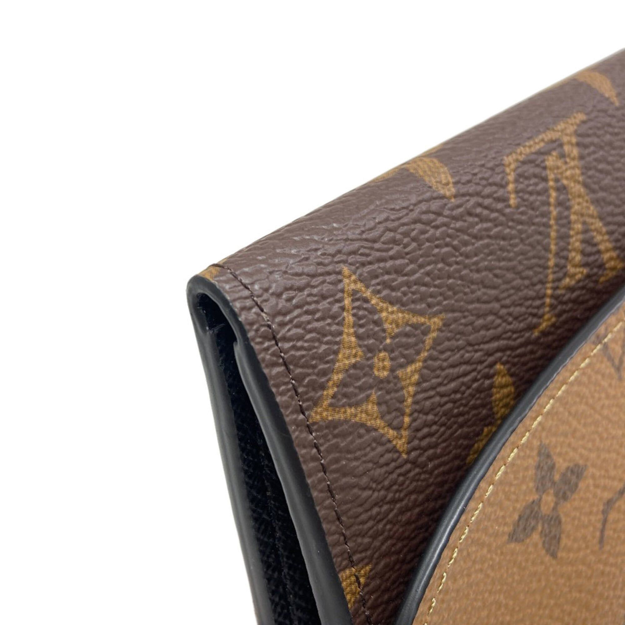 Louis Vuitton Louis Vuitton M82157 Portefeuille Emilie Long Wallet (with coin purse) Monogram Reverse Women's LOUIS VUITTON Size ONE SIZE - 17 Thumbnail
