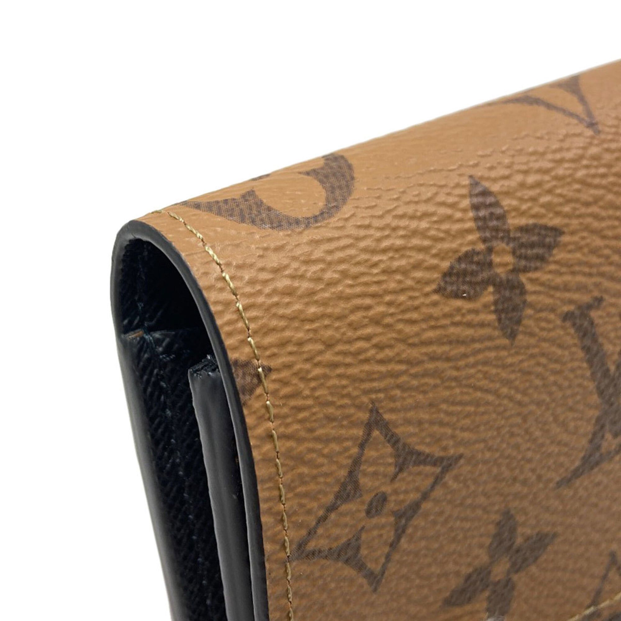 Louis Vuitton Louis Vuitton M82157 Portefeuille Emilie Long Wallet (with coin purse) Monogram Reverse Women's LOUIS VUITTON Size ONE SIZE - 15 Thumbnail