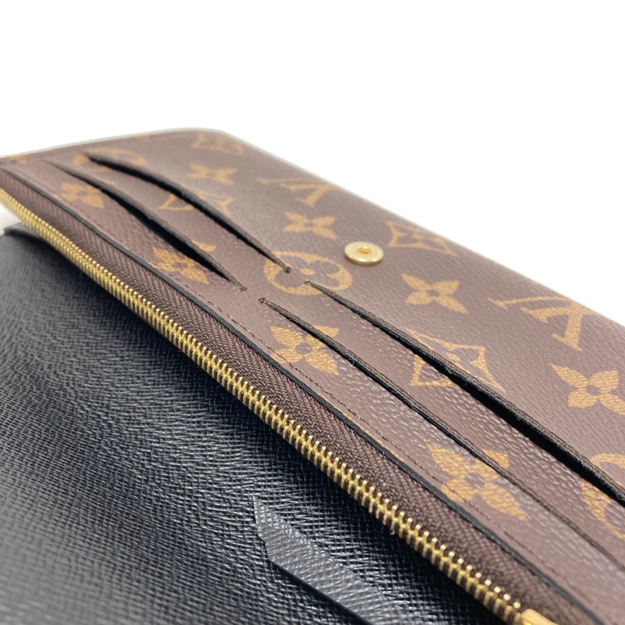 Louis Vuitton Louis Vuitton M82157 Portefeuille Emilie Long Wallet (with coin purse) Monogram Reverse Women's LOUIS VUITTON Size ONE SIZE - 8 Thumbnail