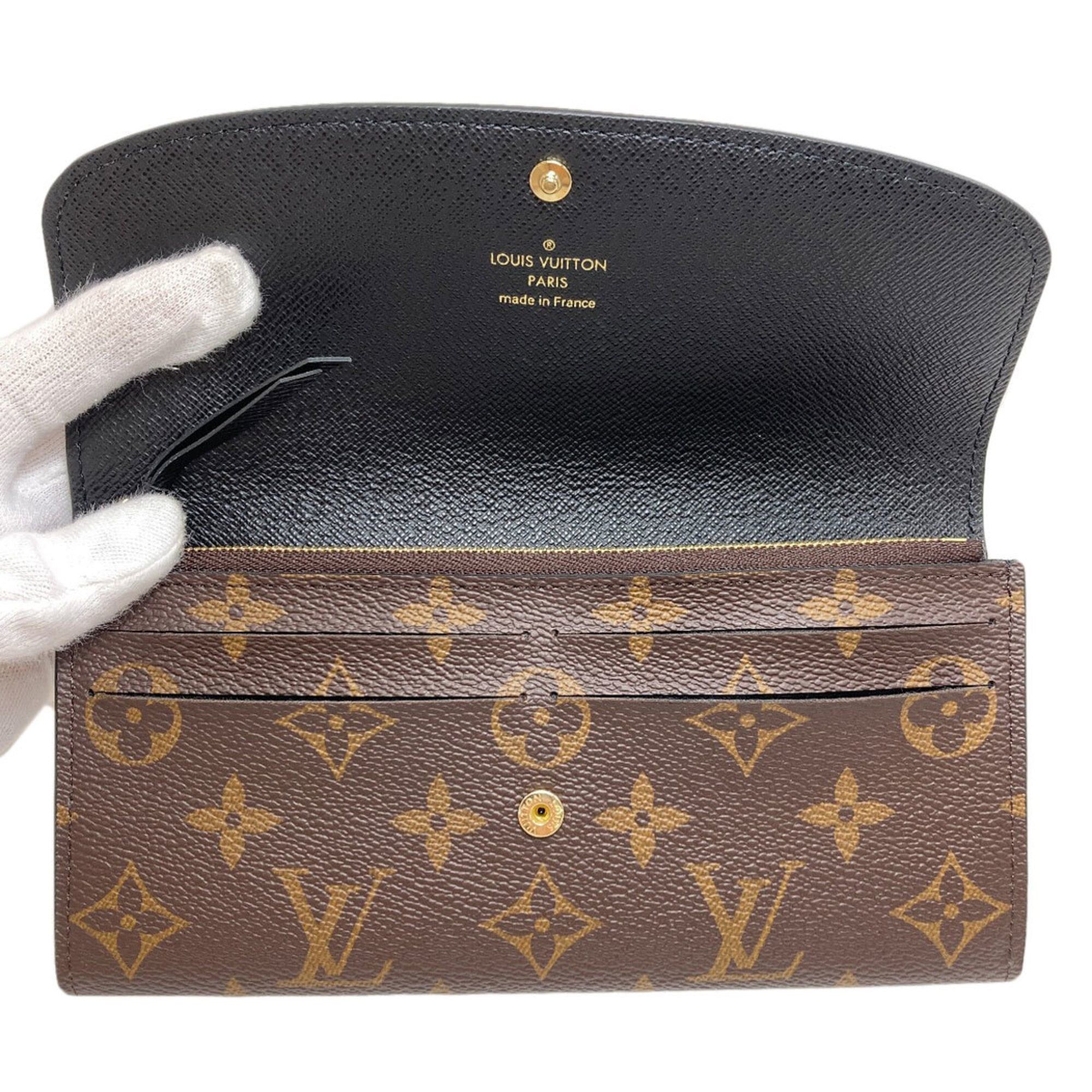 Louis Vuitton Louis Vuitton M82157 Portefeuille Emilie Long Wallet (with coin purse) Monogram Reverse Women's LOUIS VUITTON Size ONE SIZE - 4 Thumbnail