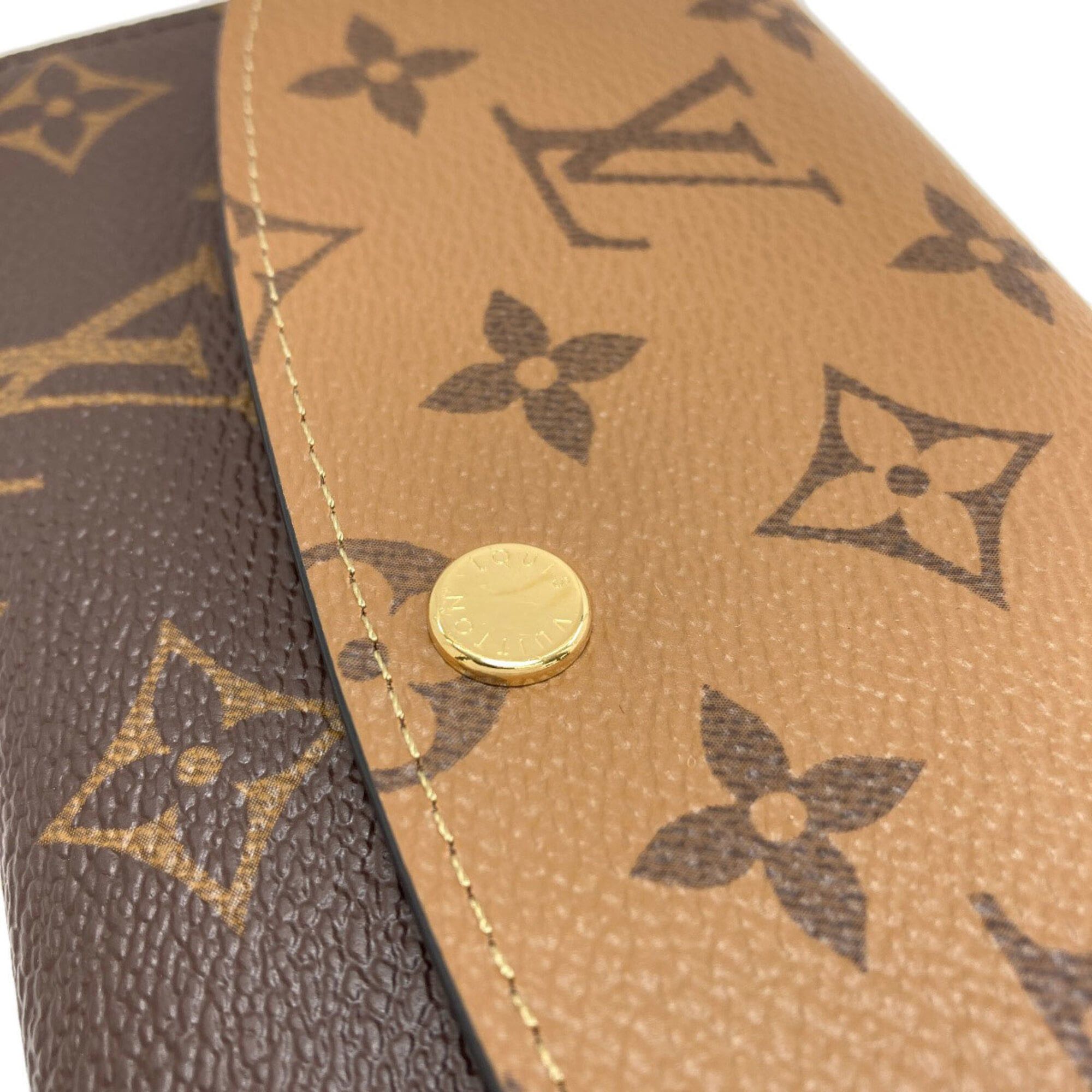 Louis Vuitton Louis Vuitton M82157 Portefeuille Emilie Long Wallet (with coin purse) Monogram Reverse Women's LOUIS VUITTON Size ONE SIZE - 11 Thumbnail