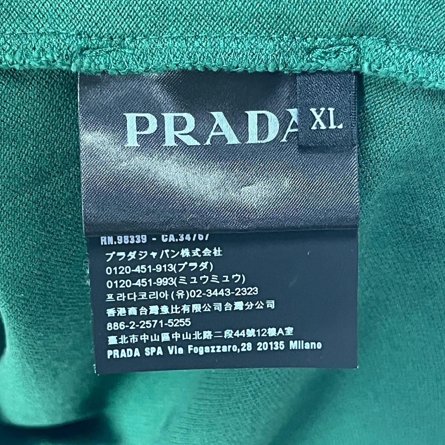Prada Prada Logo Trim Polo Shirt Size XL Size US XL / EU 56 / 4 - 4 Thumbnail