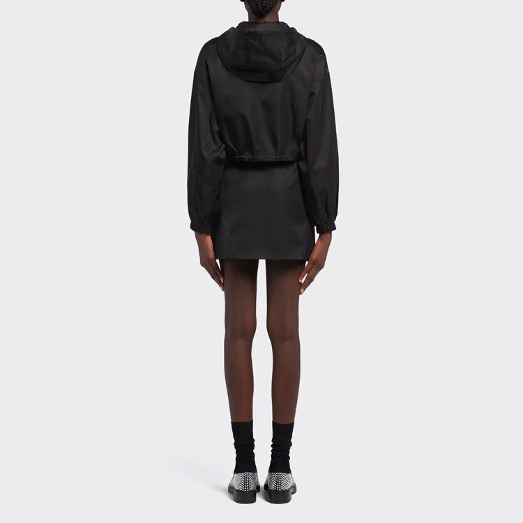 Prada Prada Beaded Logo Re-Nylon Mini Skirt Size 38 Size 26" / US 2 / IT 38 - 11 Thumbnail