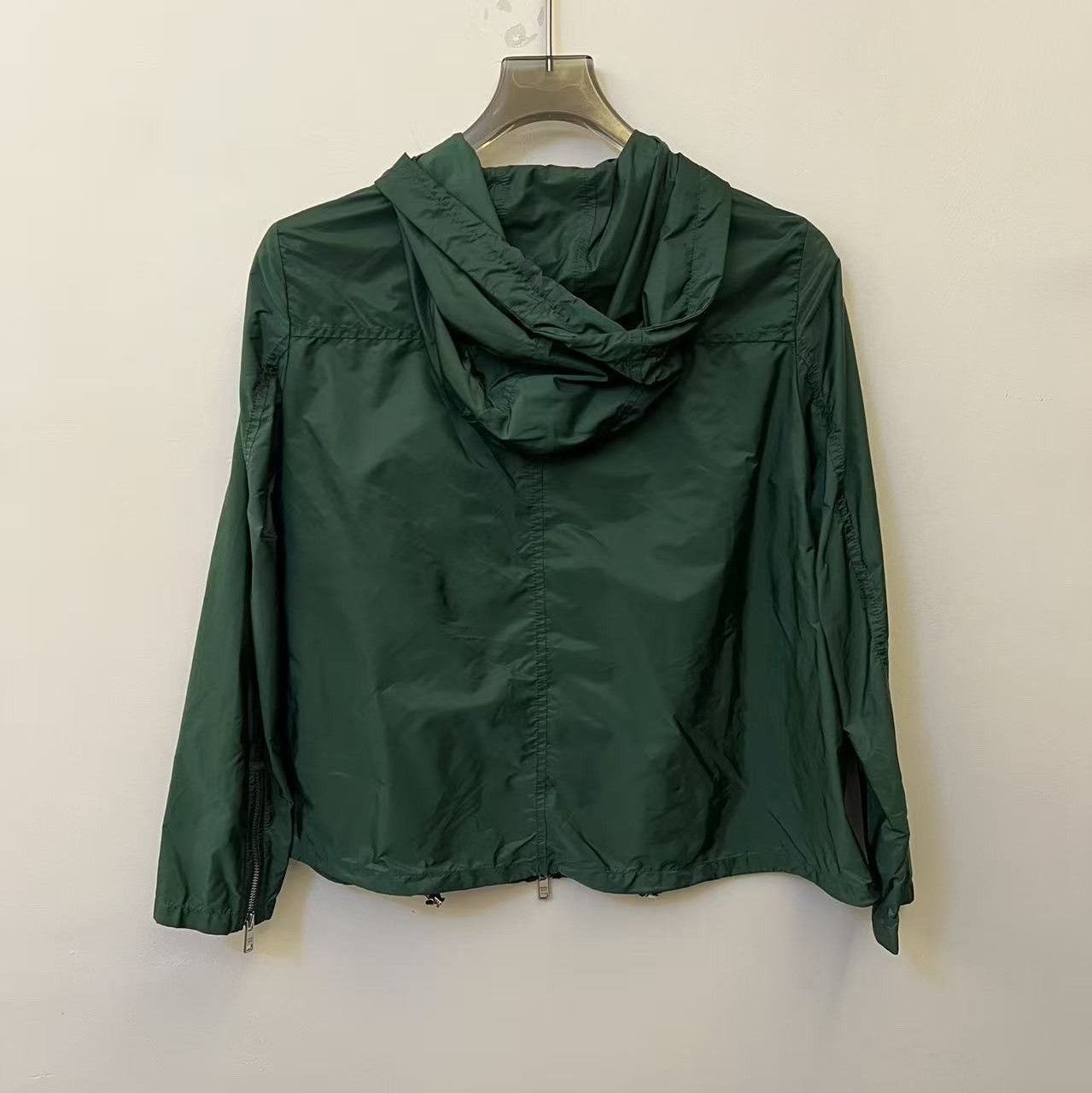 Prada Prada Green Hooded Jacket Size 40 Size S / US 4 / IT 40 - 2 Thumbnail