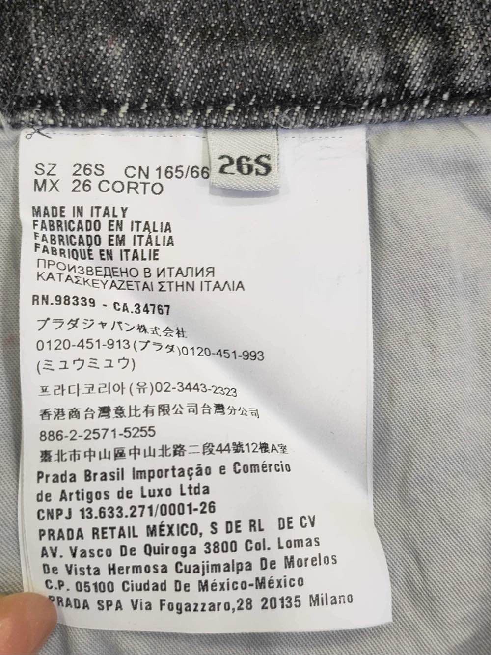 Prada Prada Logo Patch Denim Jeans Size US 26 Size US 26 / EU 42 - 4 Thumbnail