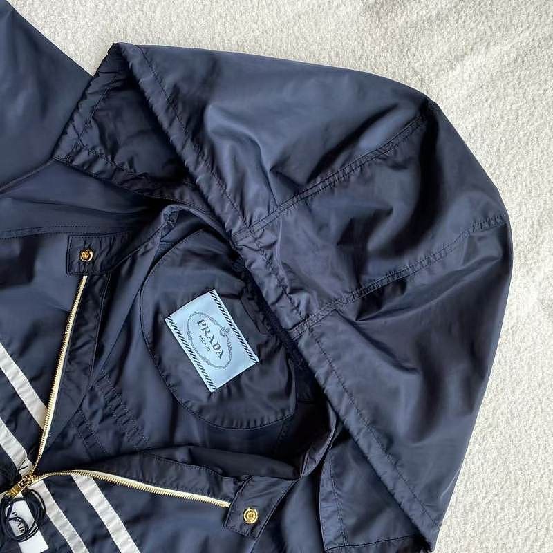 Prada Prada Striped Econyl Zip Jacket Size 44 Size M / US 6-8 / IT 42-44 - 3 Thumbnail