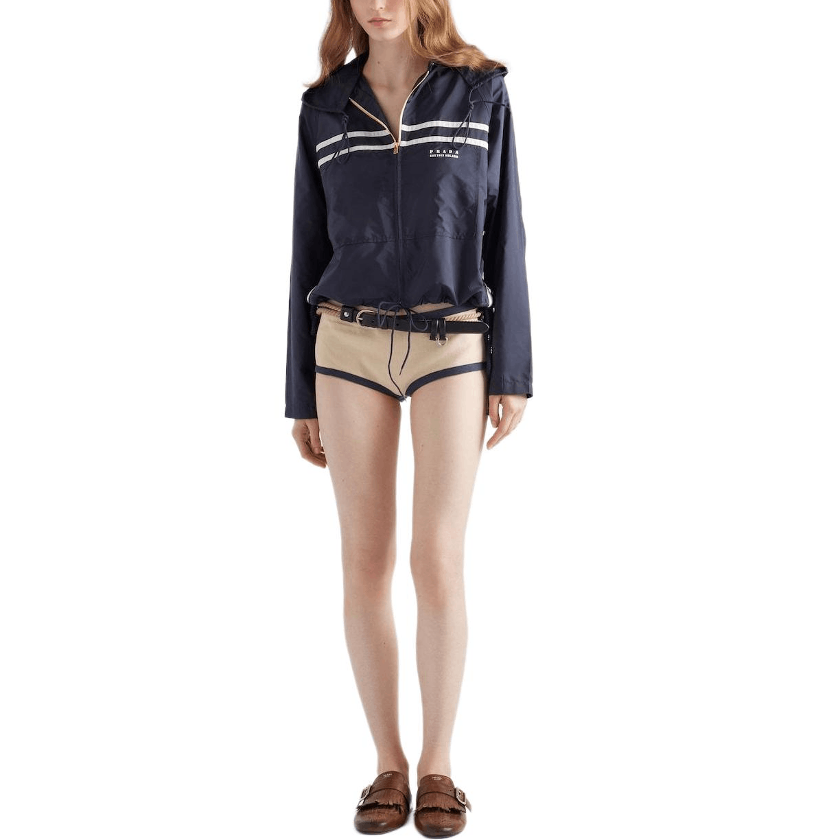 Prada Prada Striped Econyl Zip Jacket Size 44 Size M / US 6-8 / IT 42-44 - 7 Thumbnail