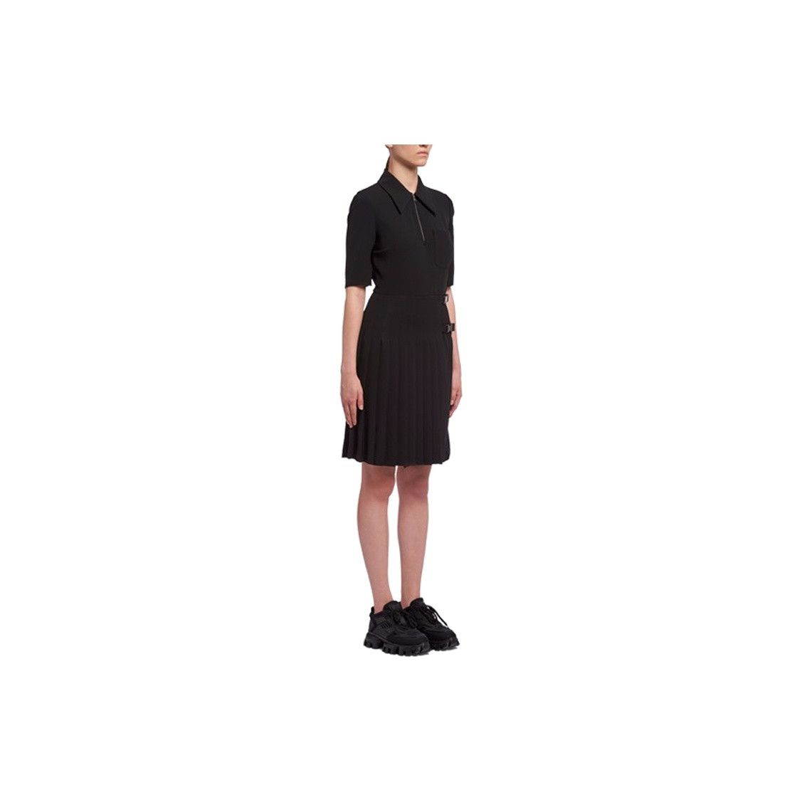 Prada Prada Buckle Detail Mini Dress Size 38 Size XS / US 0-2 / IT 36-38 - 12 Thumbnail