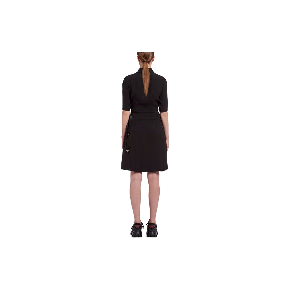 Prada Prada Buckle Detail Mini Dress Size 38 Size XS / US 0-2 / IT 36-38 - 13 Thumbnail