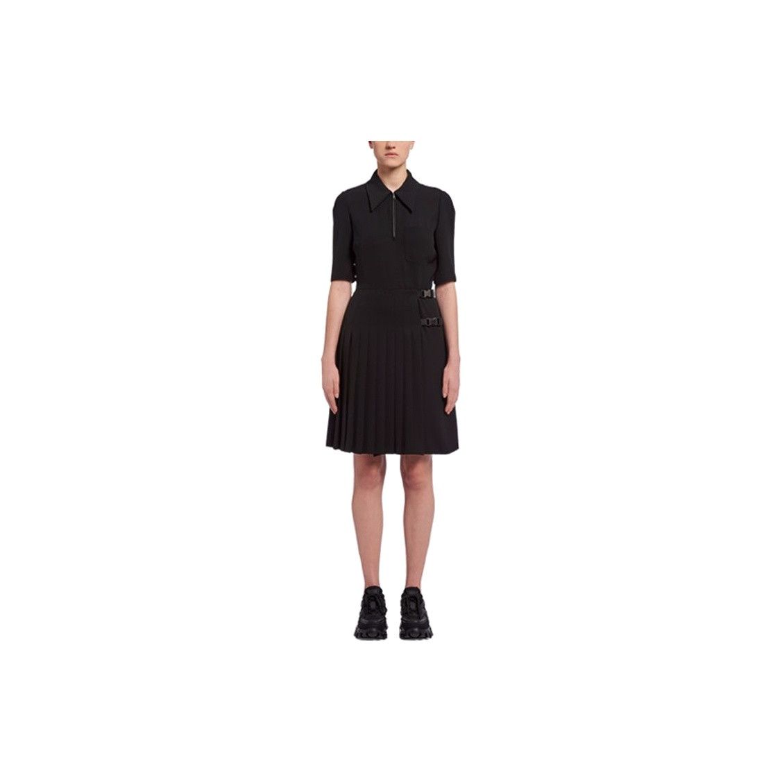 Prada Prada Buckle Detail Mini Dress Size 38 Size XS / US 0-2 / IT 36-38 - 11 Thumbnail