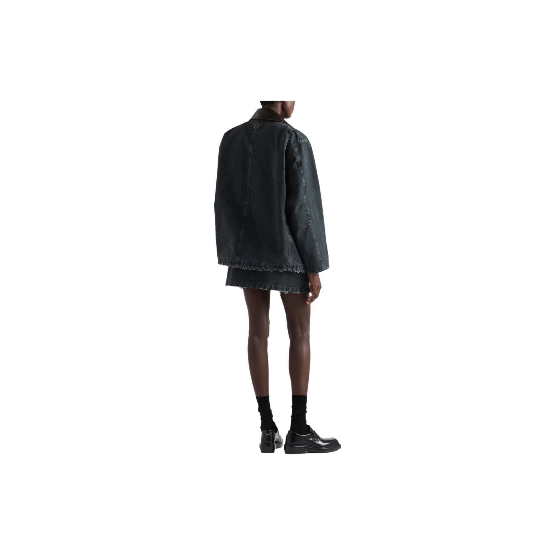 Prada Prada Raw Edge Mini Skirt Size 36 Size 25" / US 0 / IT 36 - 8 Thumbnail