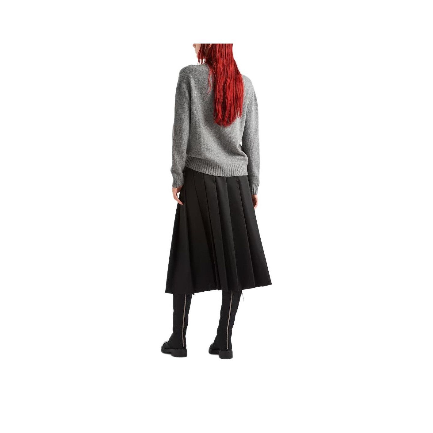 Prada Prada Logo Cashmere Blend Sweater Size 36 Size XS / US 0-2 / IT 36-38 - 9 Thumbnail