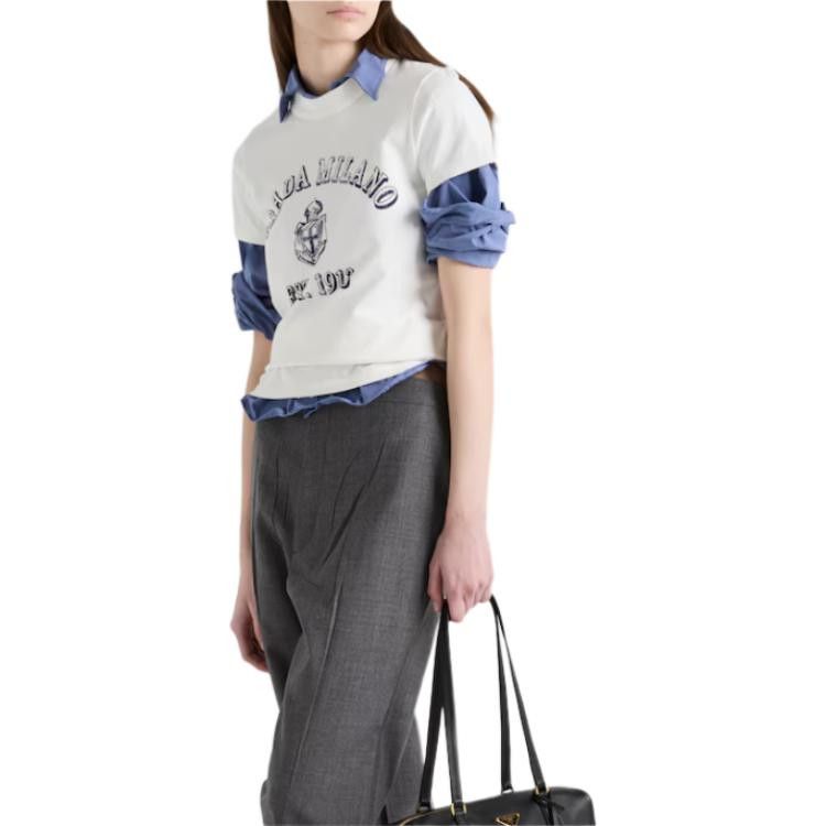 Prada Prada Logo Graphic T-Shirt Size S Size S / US 4 / IT 40 - 8 Thumbnail