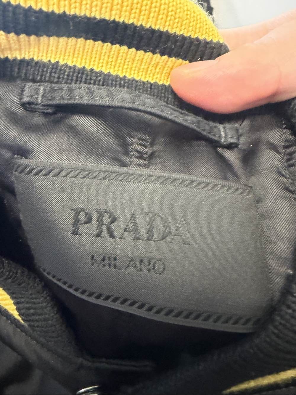 Prada Prada Letter Print Bomber Jacket Size M Size US M / EU 48-50 / 2 - 3 Thumbnail