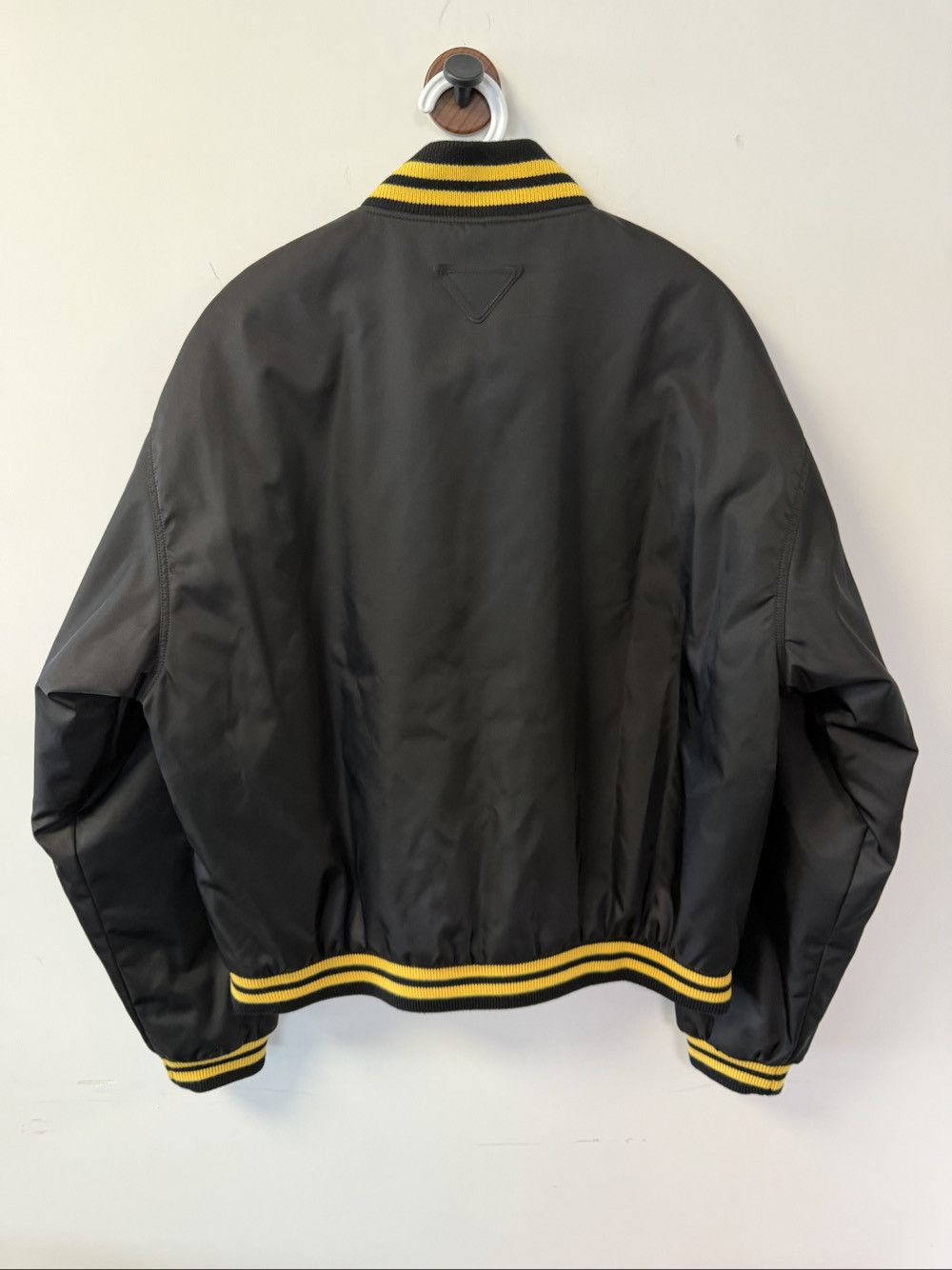 Prada Prada Letter Print Bomber Jacket Size M Size US M / EU 48-50 / 2 - 2 Thumbnail