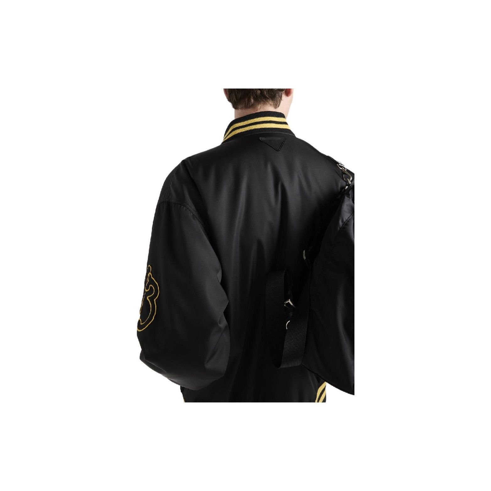 Prada Prada Letter Print Bomber Jacket Size M Size US M / EU 48-50 / 2 - 9 Thumbnail
