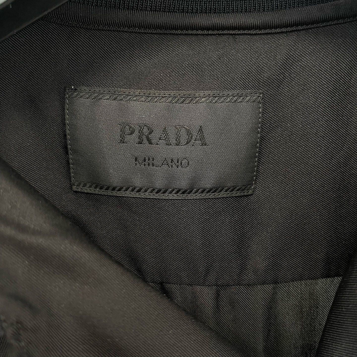 Prada Prada Logo Patch Striped Collar Shirt Size L Size US L / EU 52-54 / 3 - 3 Thumbnail