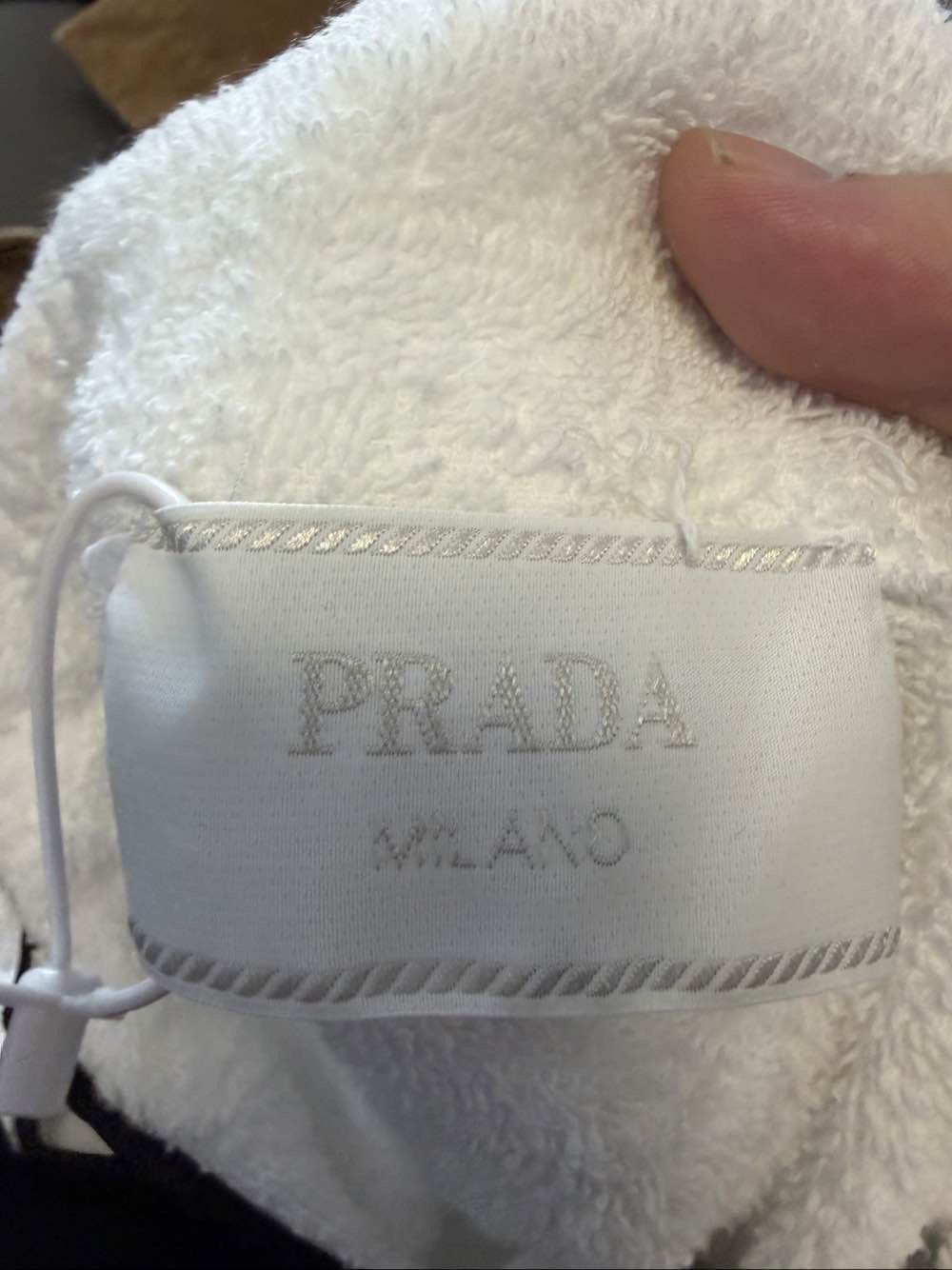Prada Prada Terry Cloth Logo Shirt Size XL Size US XL / EU 56 / 4 - 3 Thumbnail