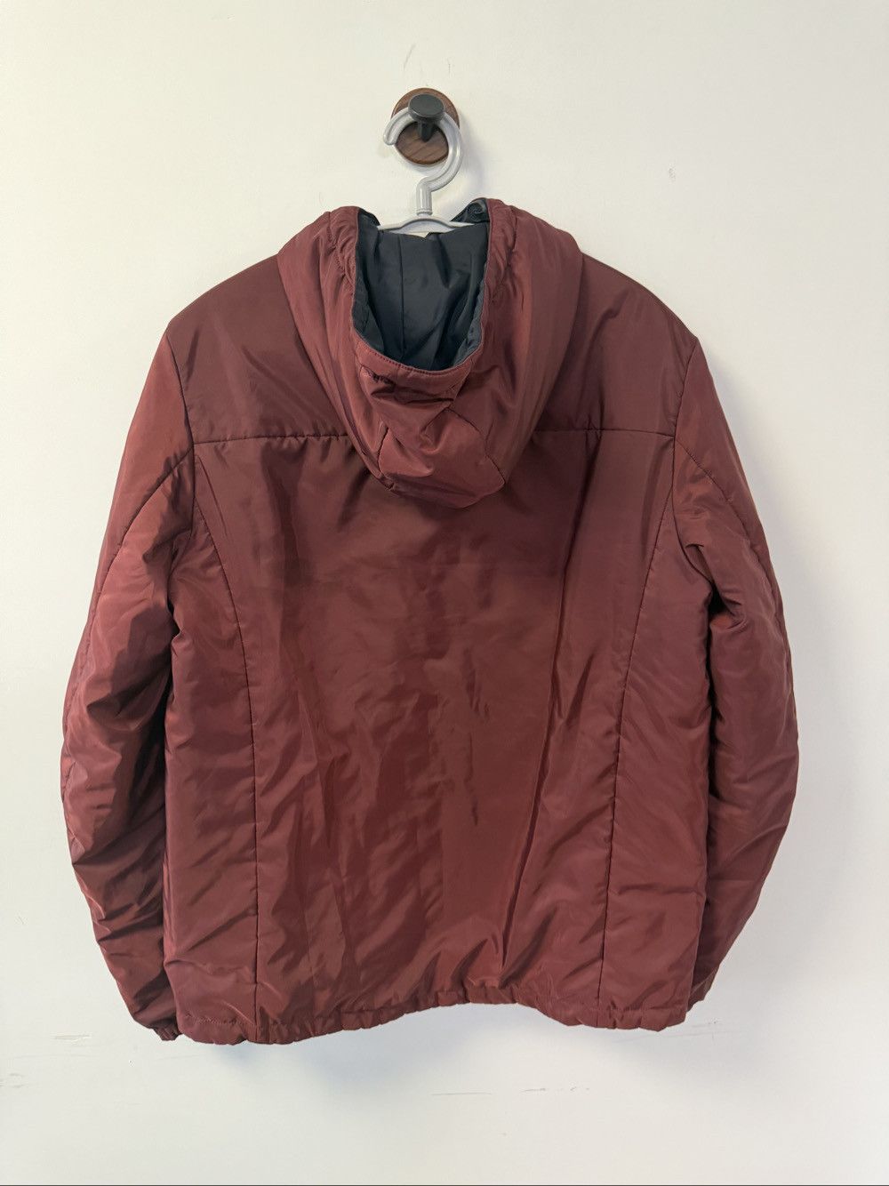 Prada Prada Hooded Jacket Red Size 50 Size US M / EU 48-50 / 2 - 2 Thumbnail