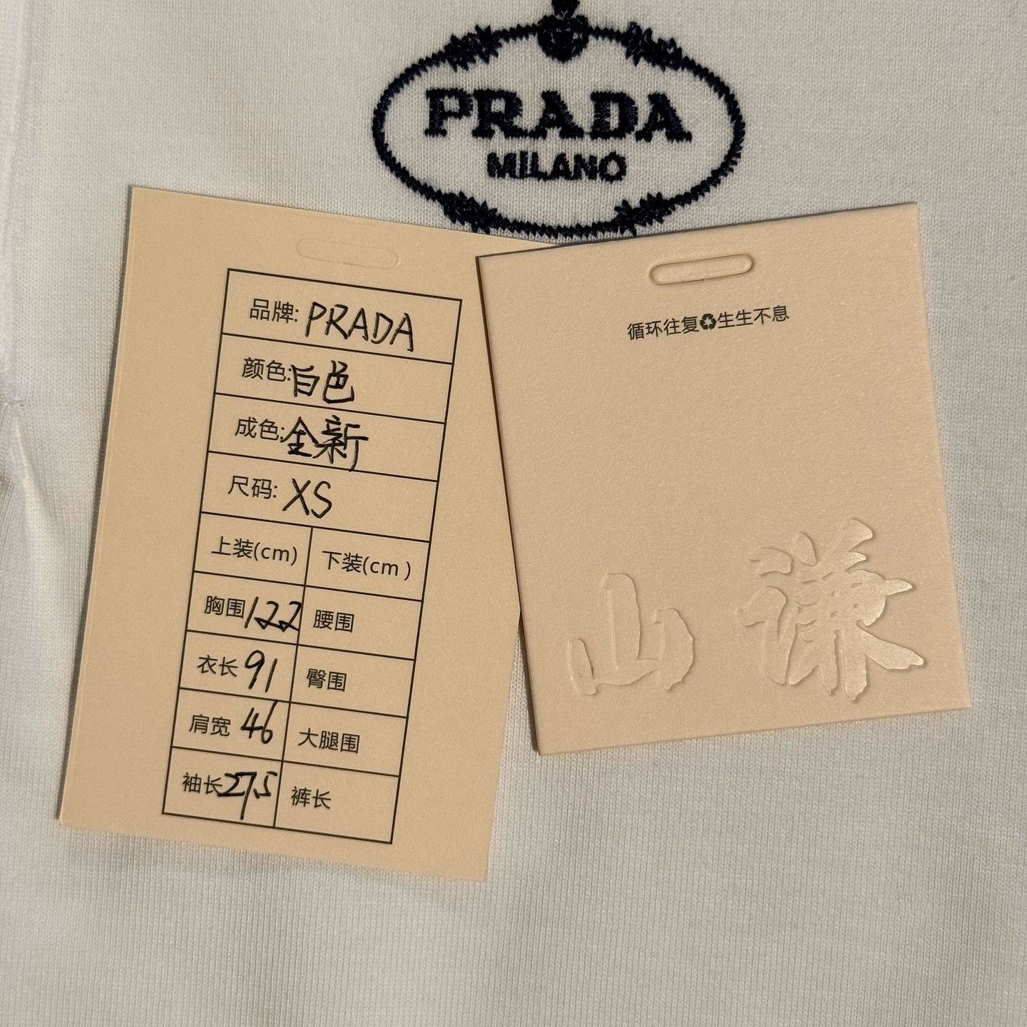 Prada Prada Logo Embroidered Polo Shirt Size XS Size US XS / EU 42 / 0 - 9 Thumbnail