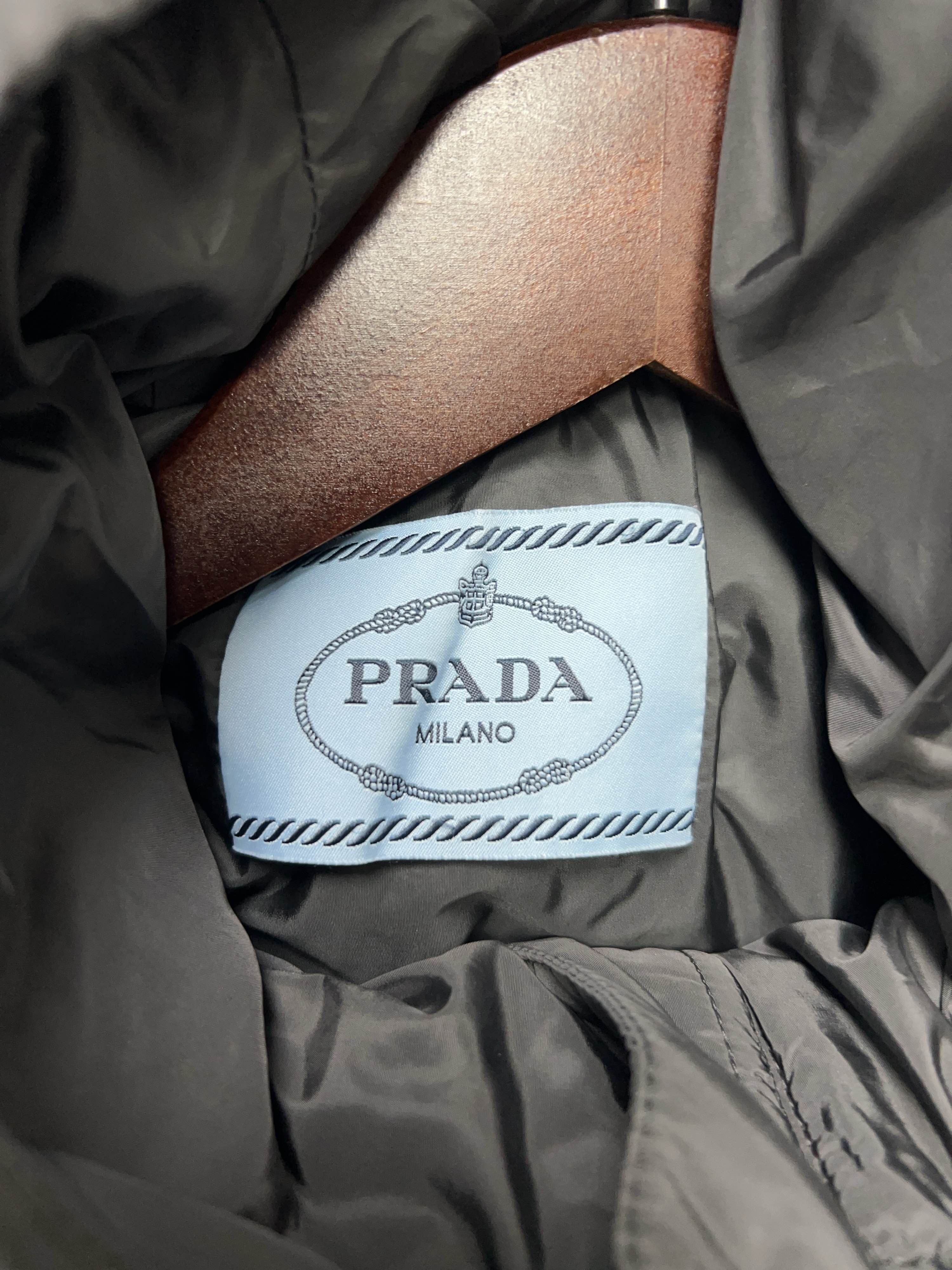 Prada Prada Hooded Down Jacket Size 38 Size XS / US 0-2 / IT 36-38 - 3 Thumbnail