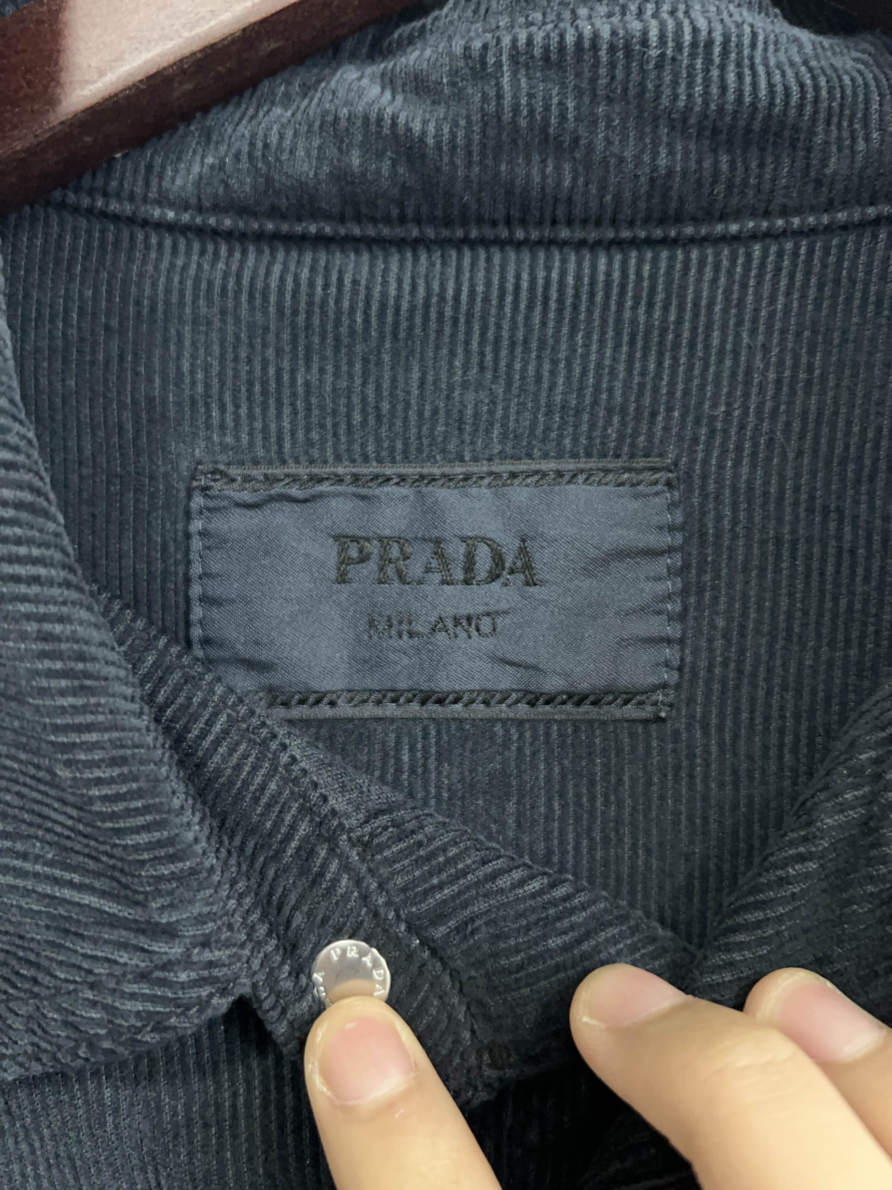 Prada Prada Logo Patch Shirt Size XL Size US XL / EU 56 / 4 - 3 Thumbnail