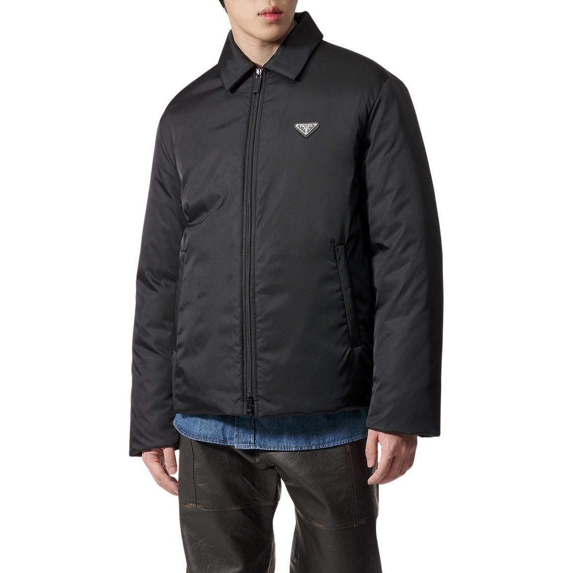 Prada Prada Re-Nylon Triangle Logo Padded Jacket Size L Size US L / EU 52-54 / 3 - 5 Thumbnail