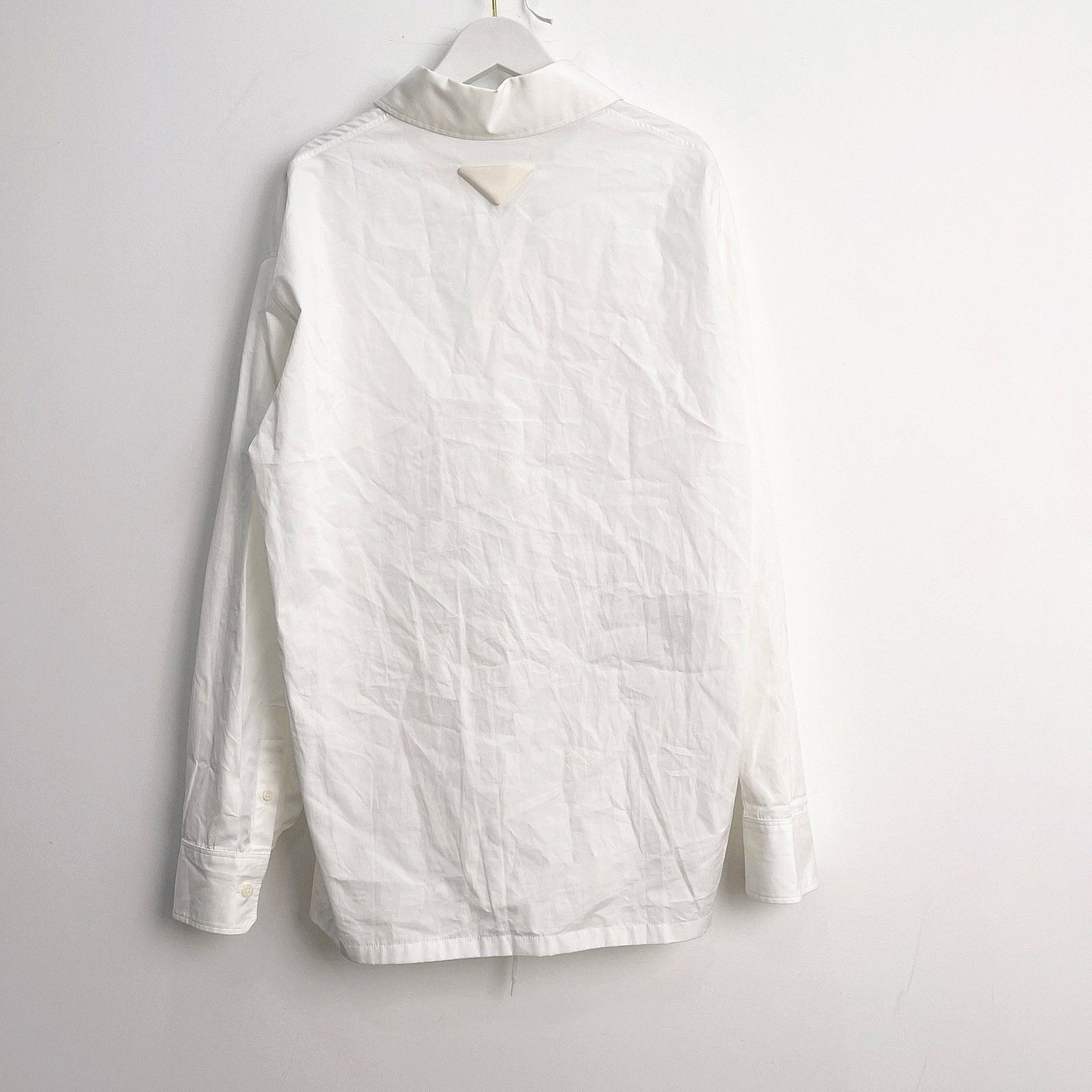 Prada Prada White Grommet Lace-Up Shirt Size 40 Size S / US 4 / IT 40 - 2 Thumbnail