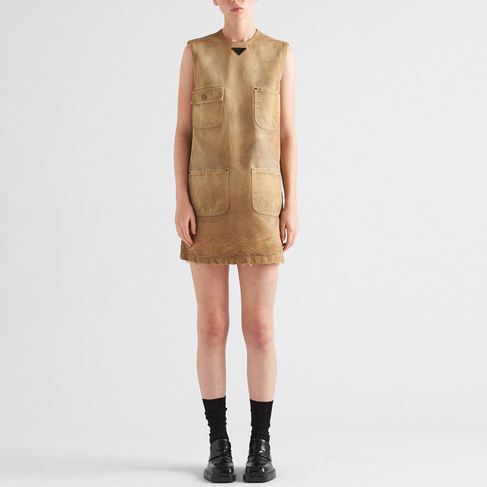 Prada Prada Cotton Pocket Mini Dress Size 38 Size XS / US 0-2 / IT 36-38 - 11 Thumbnail