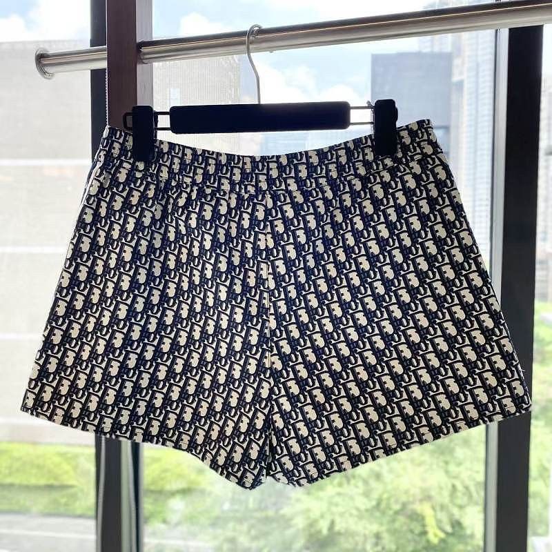 Dior Dior Oblique Pattern Shorts Size 36 Size 26" / US 2 / IT 38 - 2 Thumbnail