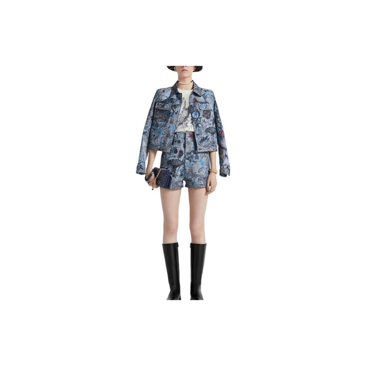 Dior Dior Floral Denim Jacket Size 38 Size S / US 4 / IT 40 - 16 Thumbnail