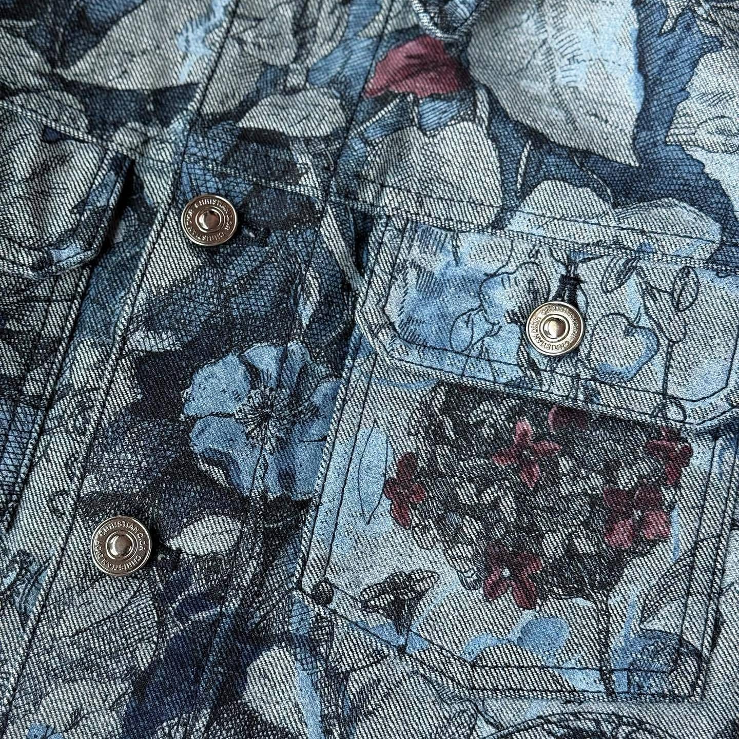 Dior Dior Floral Denim Jacket Size 38 Size S / US 4 / IT 40 - 10 Thumbnail
