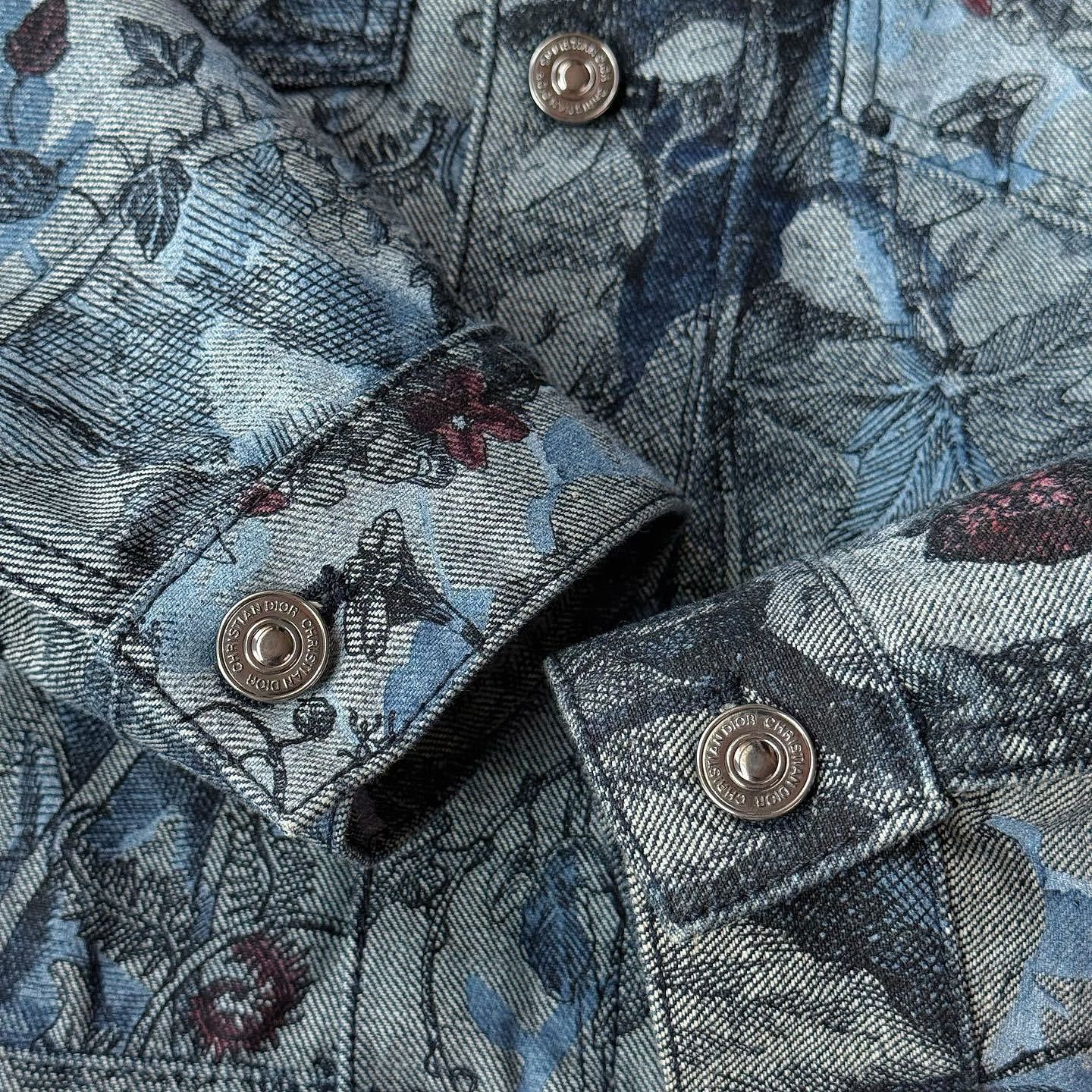 Dior Dior Floral Denim Jacket Size 38 Size S / US 4 / IT 40 - 12 Thumbnail