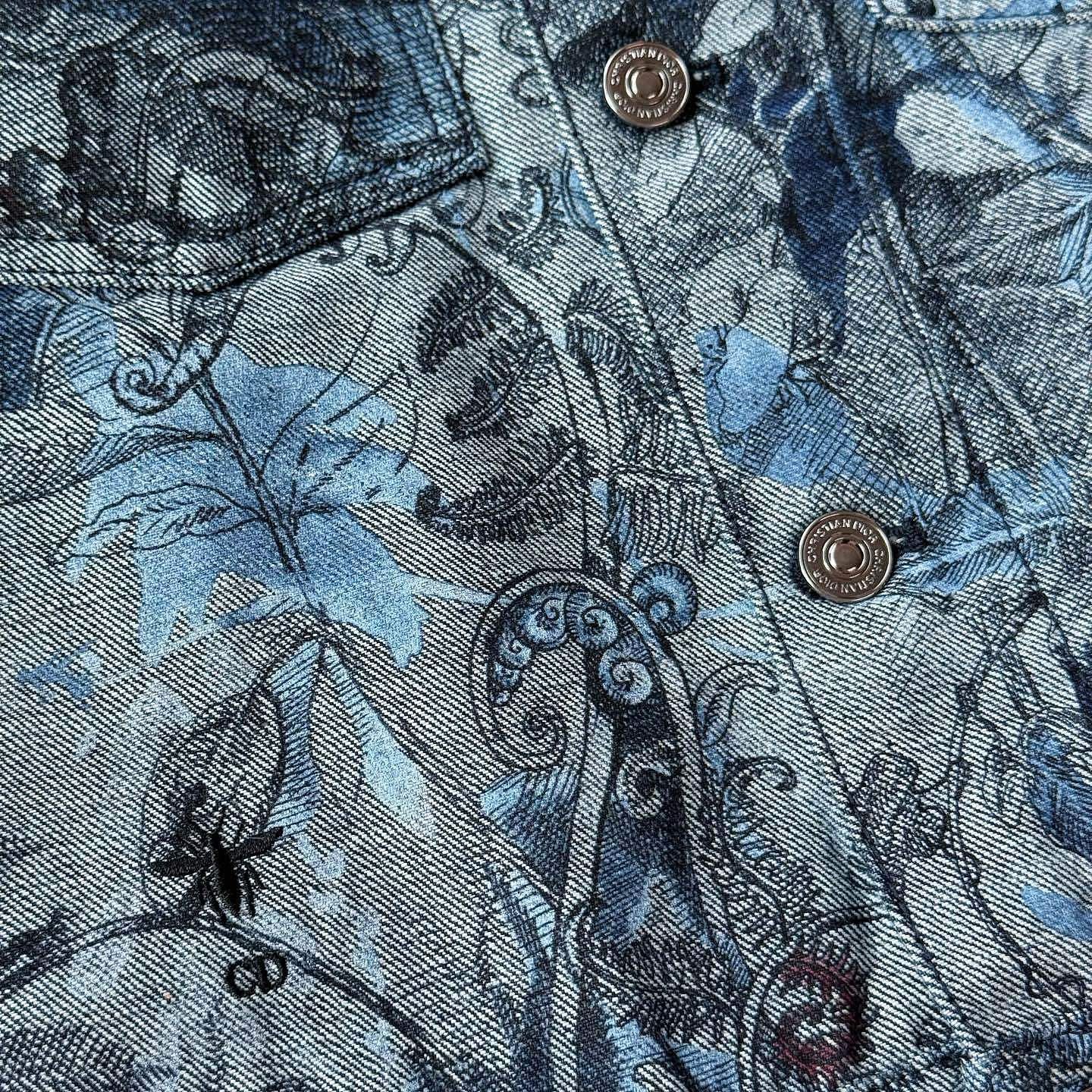 Dior Dior Floral Denim Jacket Size 38 Size S / US 4 / IT 40 - 11 Thumbnail