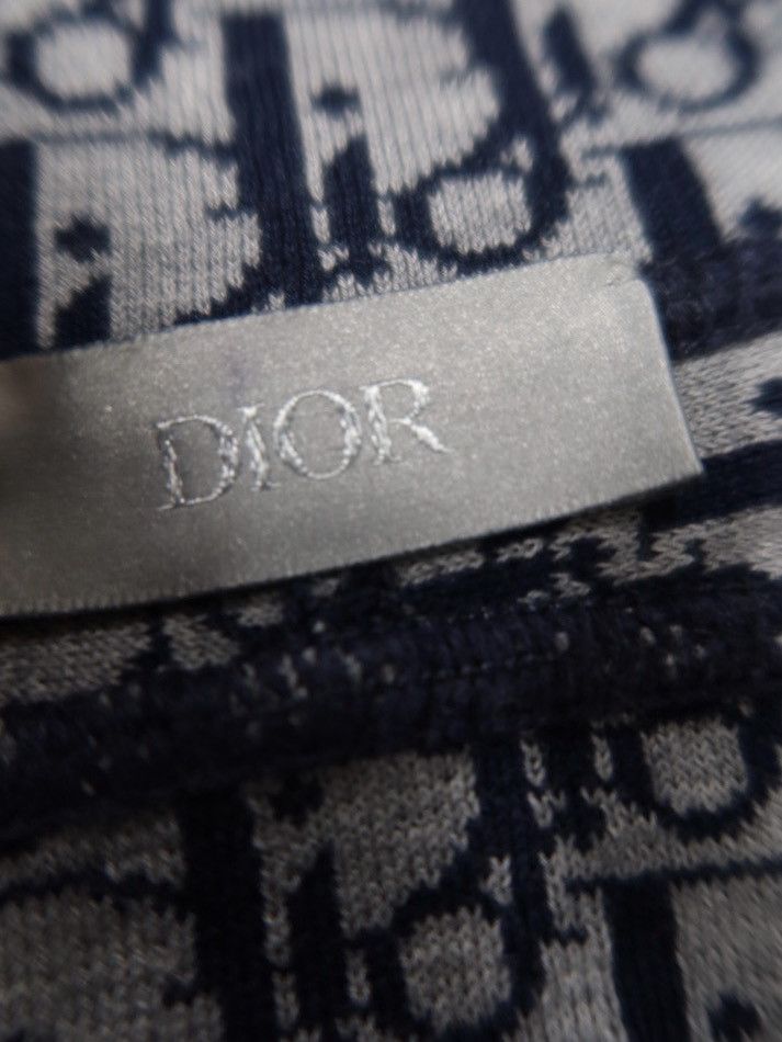 Dior Dior Oblique Zip-Up Hoodie Navy US XL Size US XL / EU 56 / 4 - 3 Thumbnail